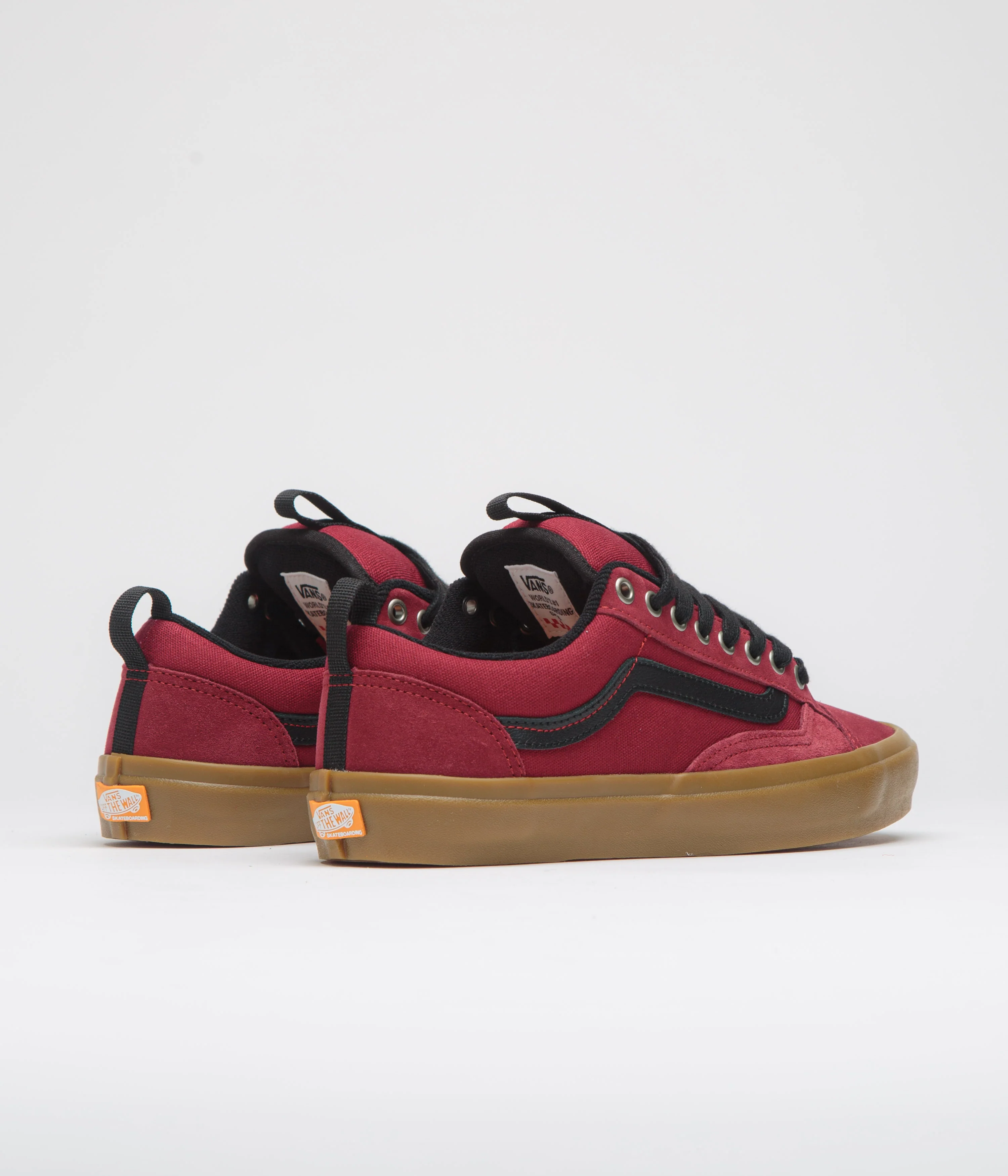 Vans Skate Old Skool 36+ Shoes - Gum Burgundy - Image 4