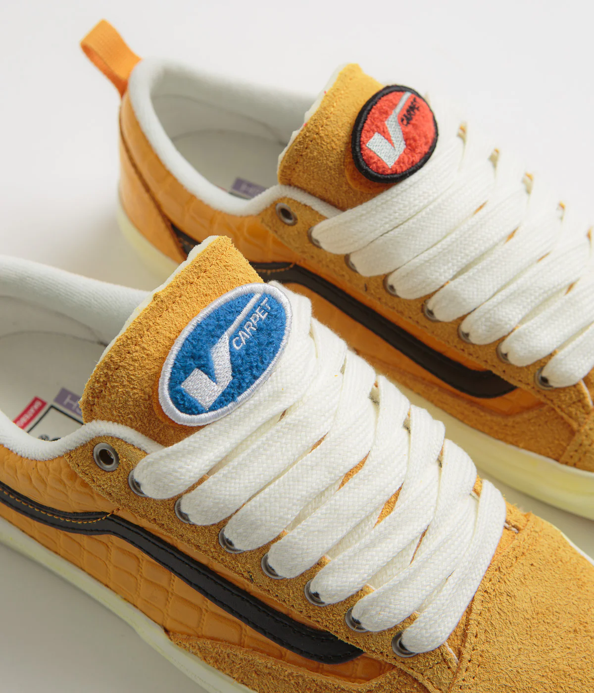 Vans Skate Old Skool 36+ VCU Shoes - (Carpet) Yellow - Image 11
