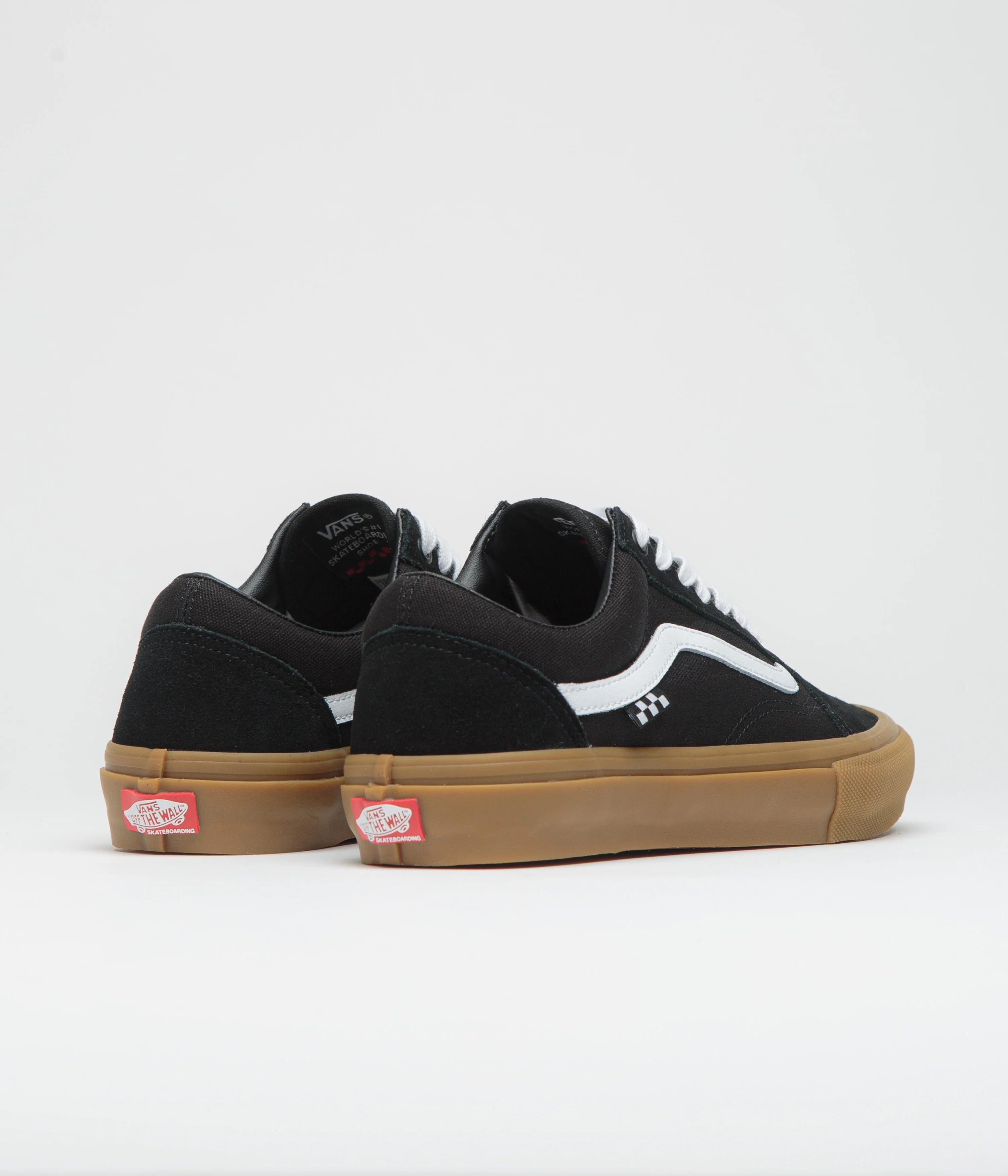 Vans Skate Old Skool Shoes - Black / Gum - Image 4
