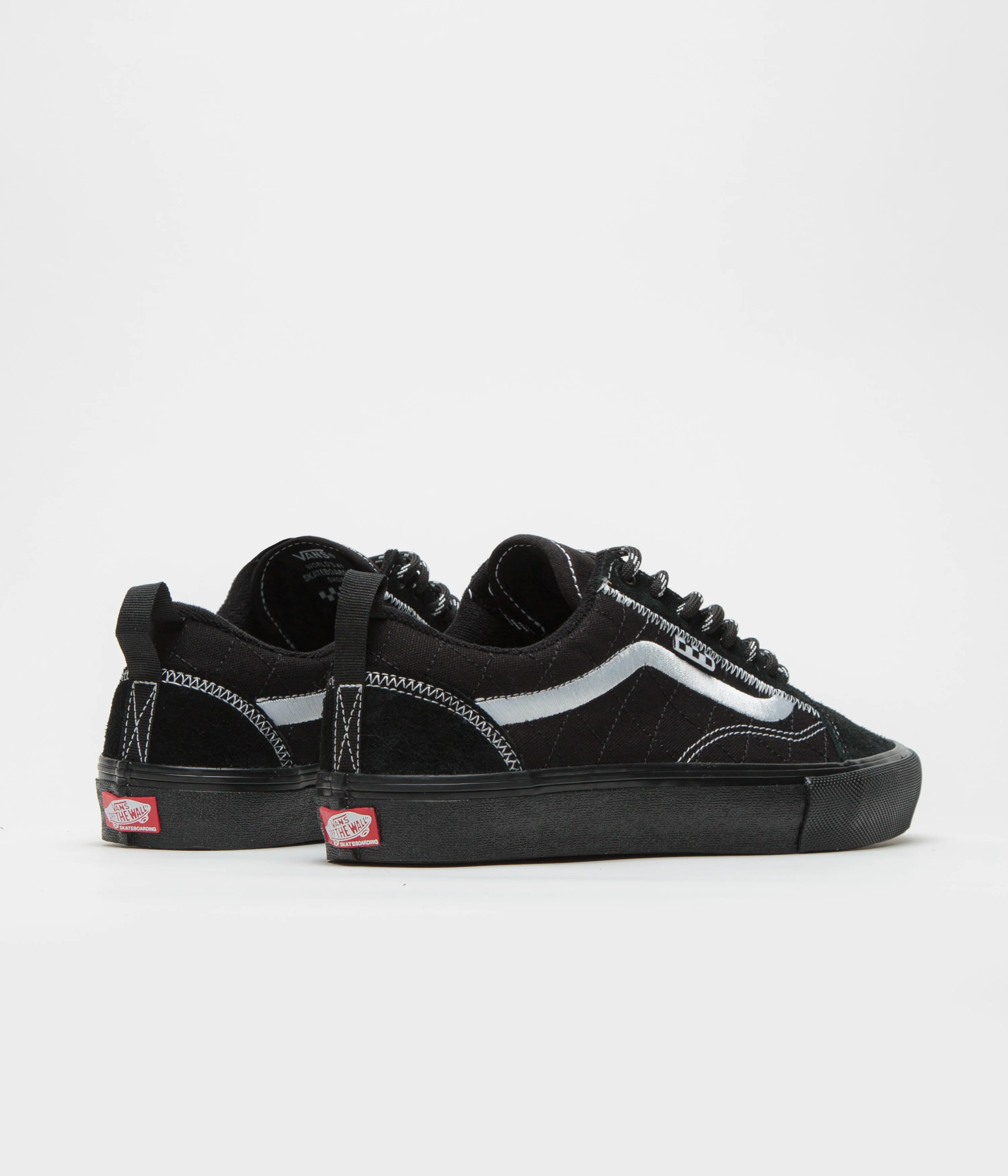 Vans Skate Old Skool Shoes - (Doobie) Black / Black - Image 4