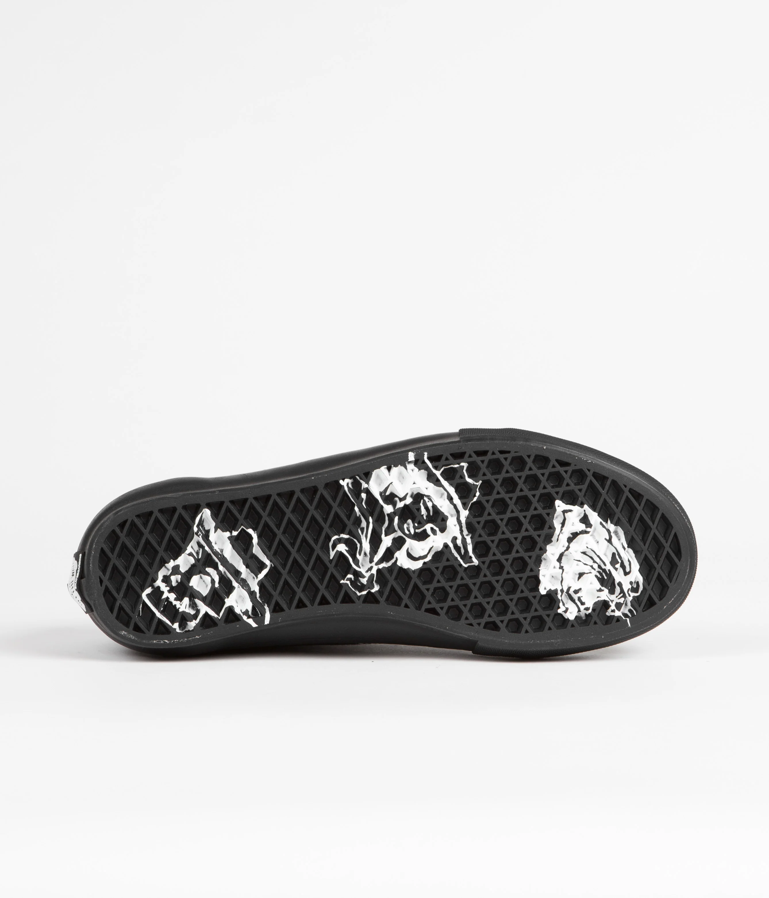 Vans Skate Old Skool Shoes - (Elijah Berle) Black / Black / White - Image 6