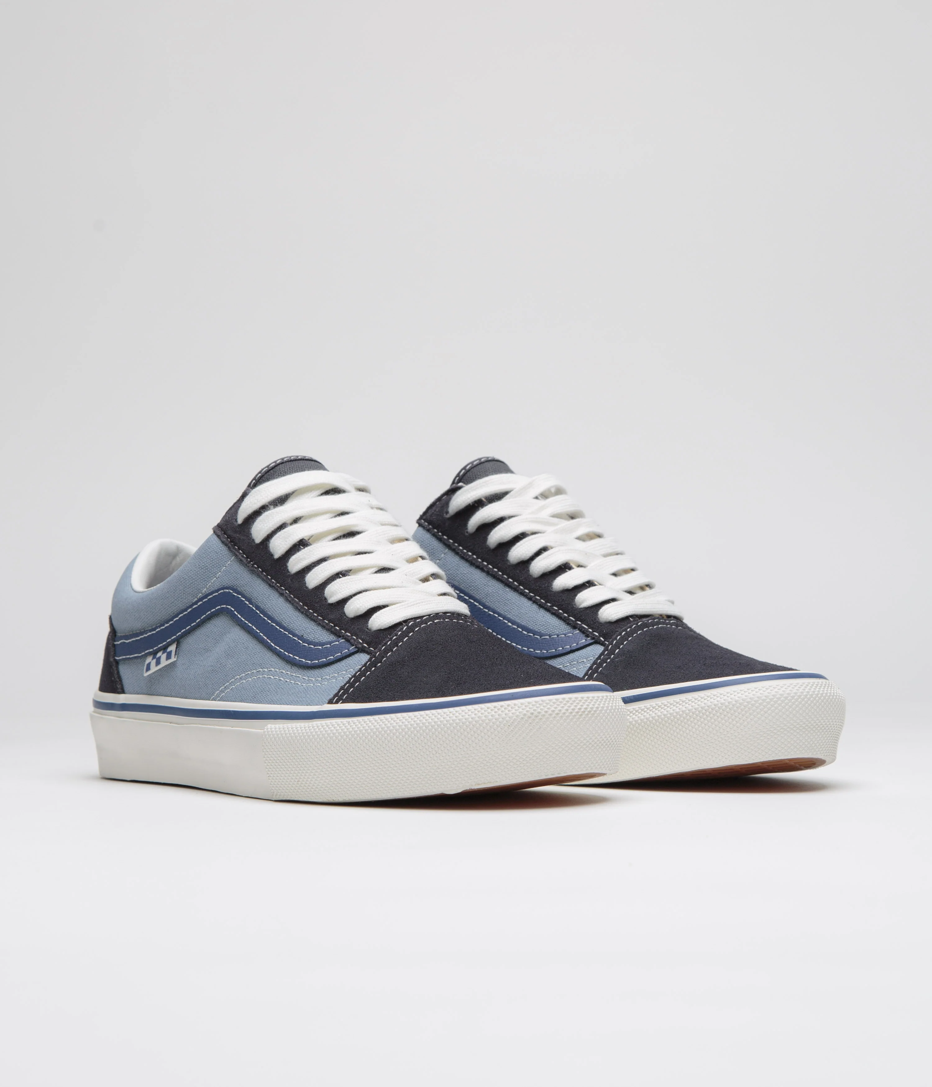 Vans Skate Old Skool Shoes - (Elijah Berle) Vintage Blue - Image 2