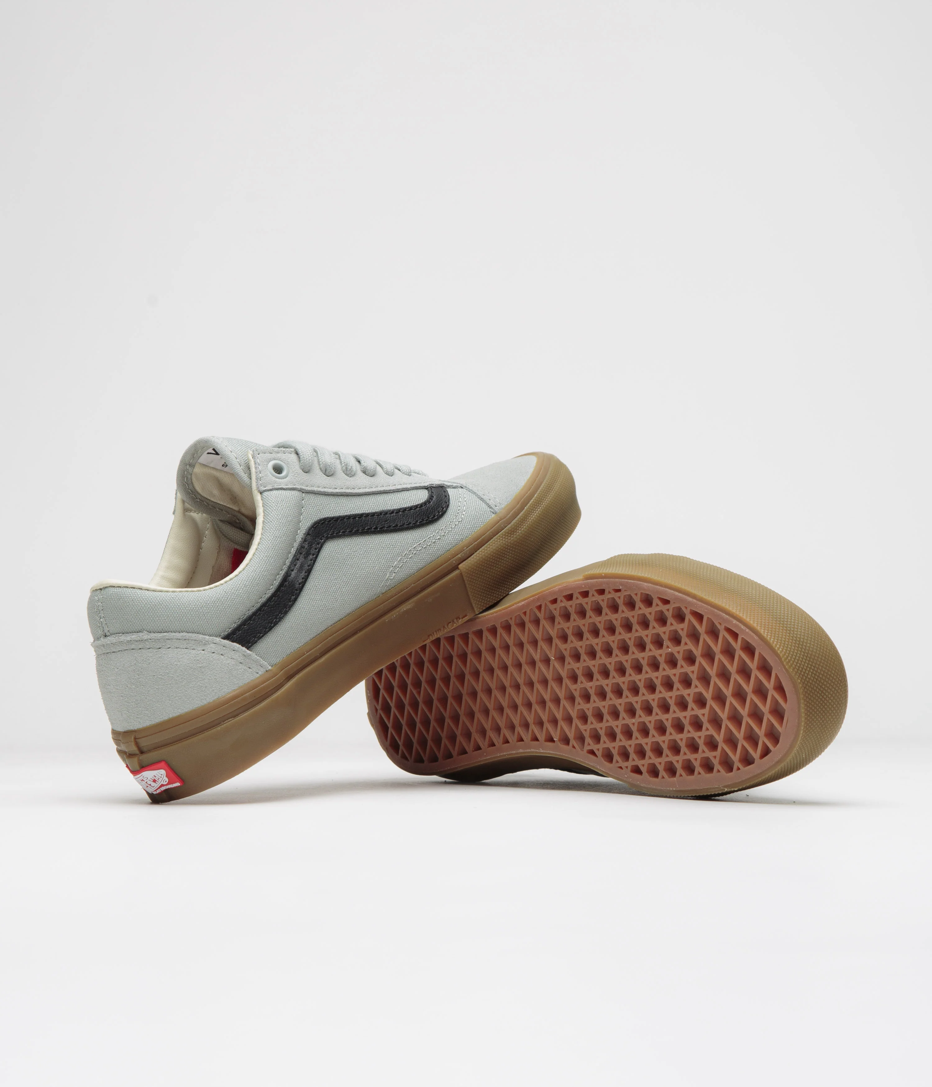 Vans Skate Old Skool Shoes - Grey / Gum - Image 5