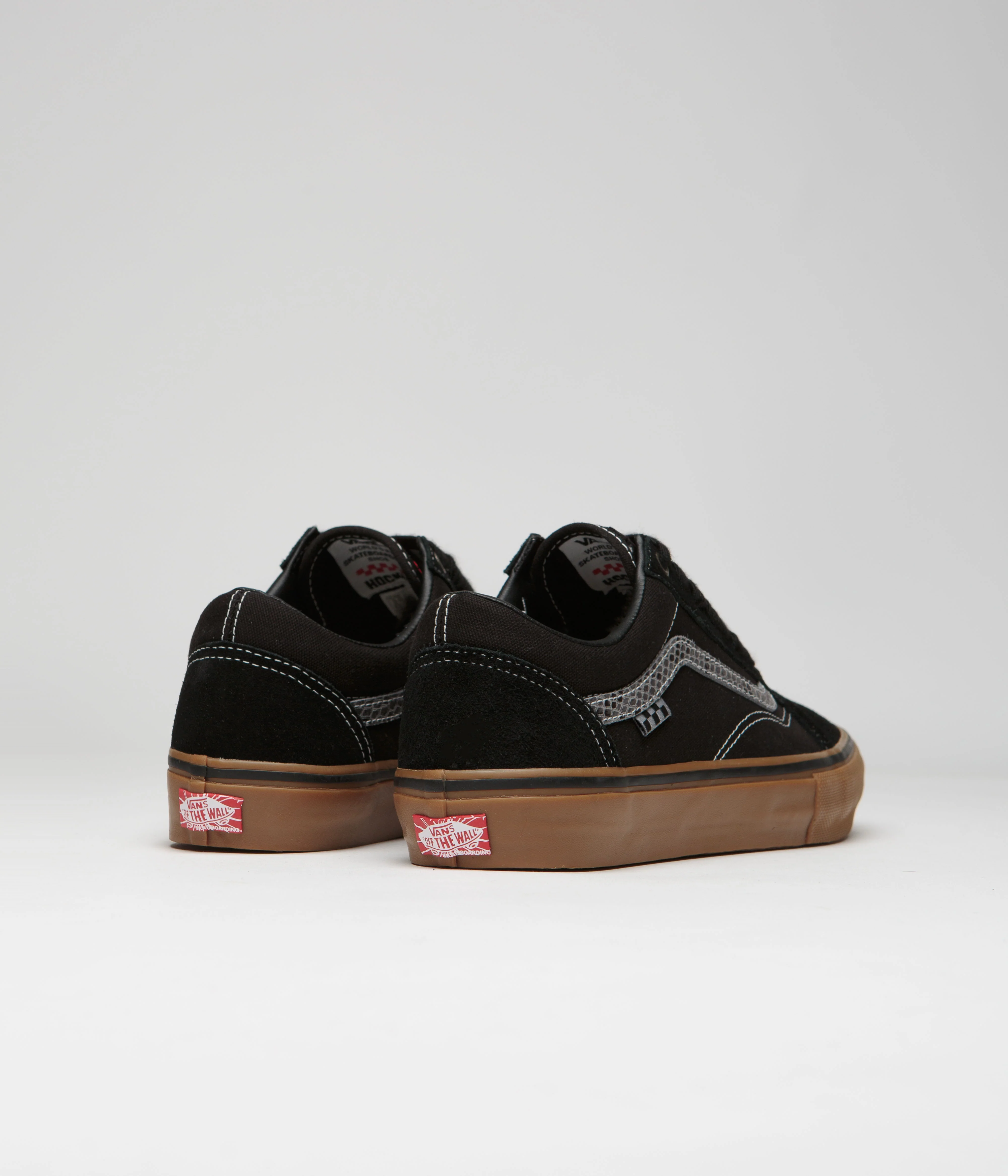 Vans Skate Old Skool Shoes - (Hockey Skateboards) Black / Snake - Image 4