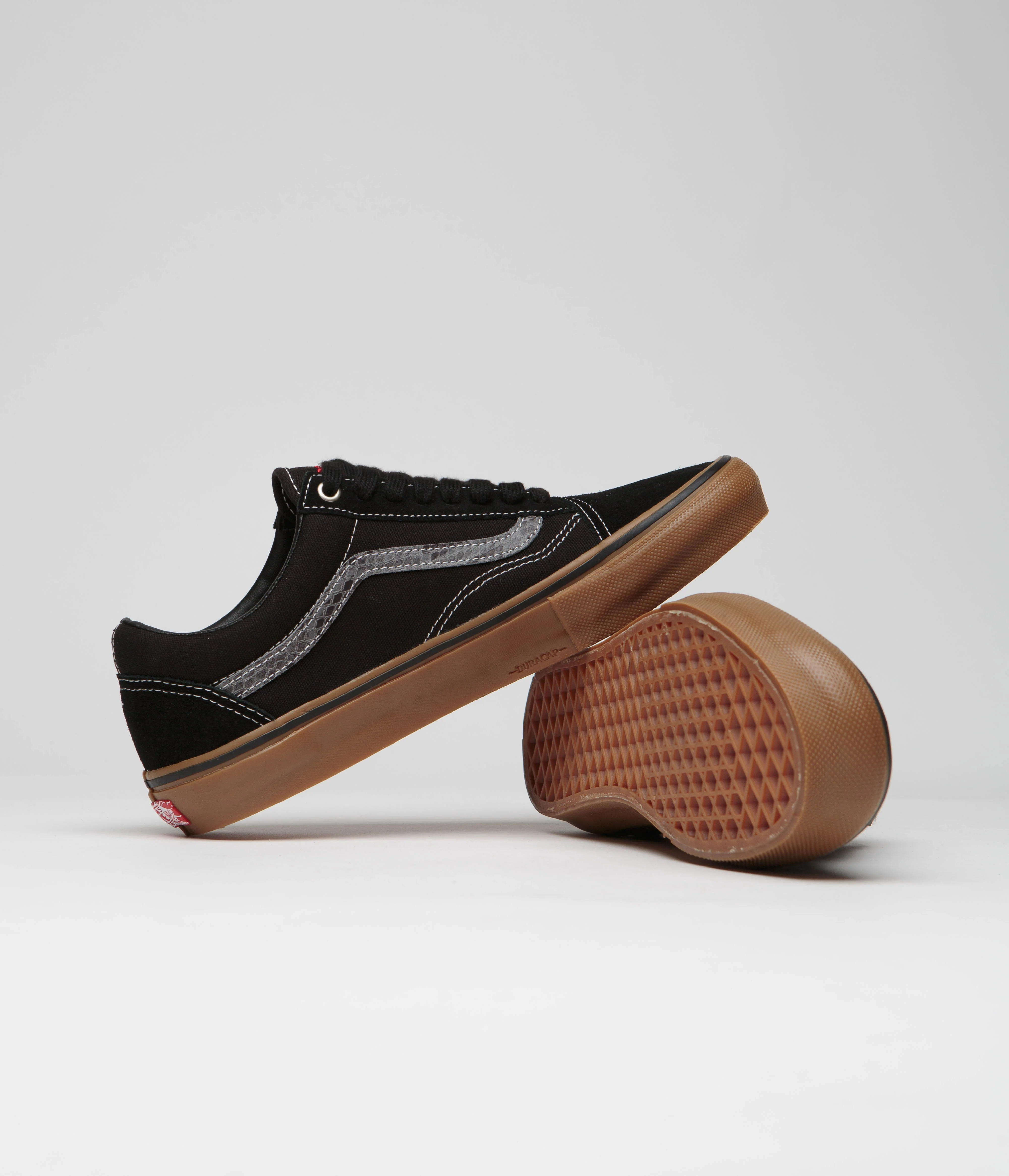 Vans Skate Old Skool Shoes - (Hockey Skateboards) Black / Snake - Image 5