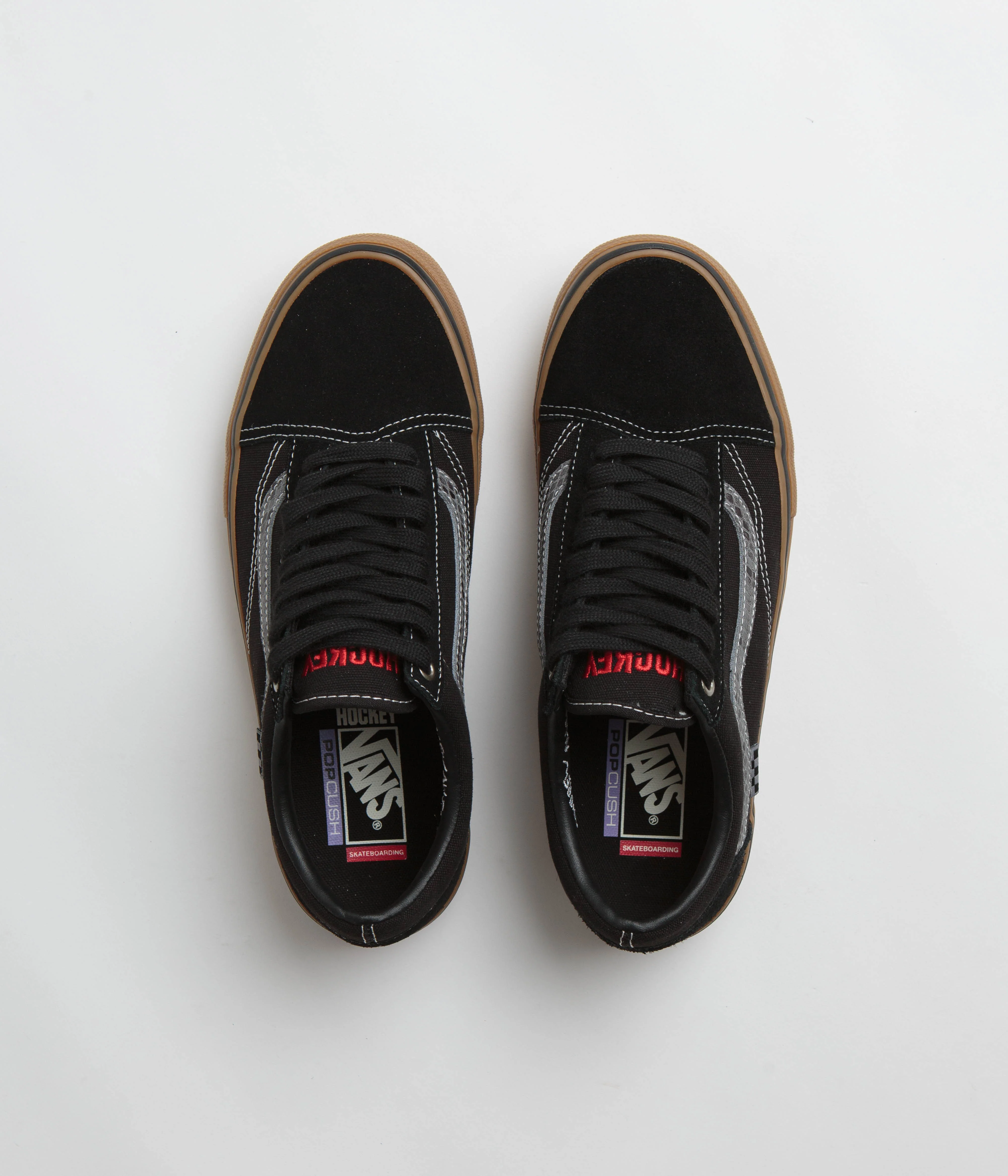 Vans Skate Old Skool Shoes - (Hockey Skateboards) Black / Snake - Image 7