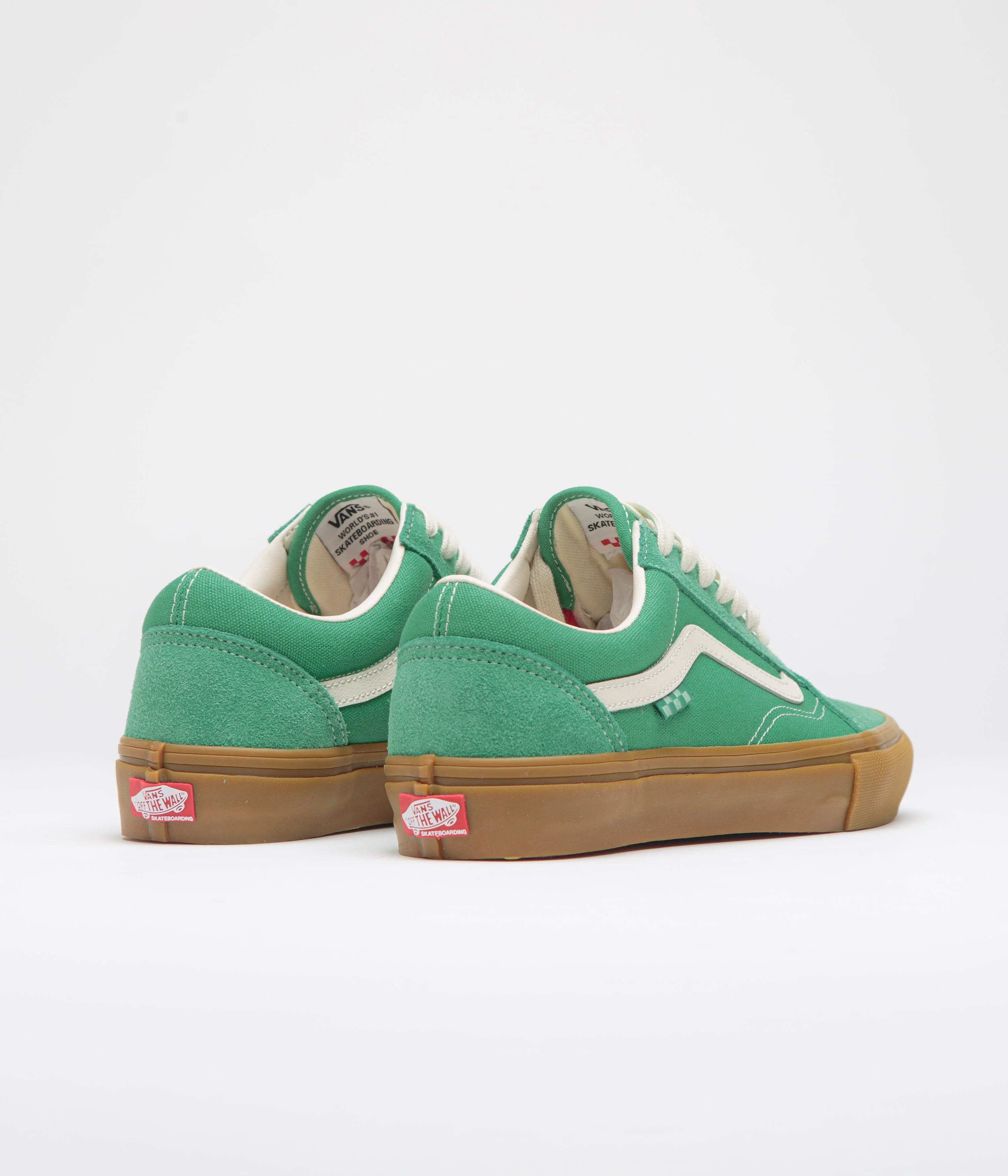 Vans Skate Old Skool Shoes - Sea Green - Image 4