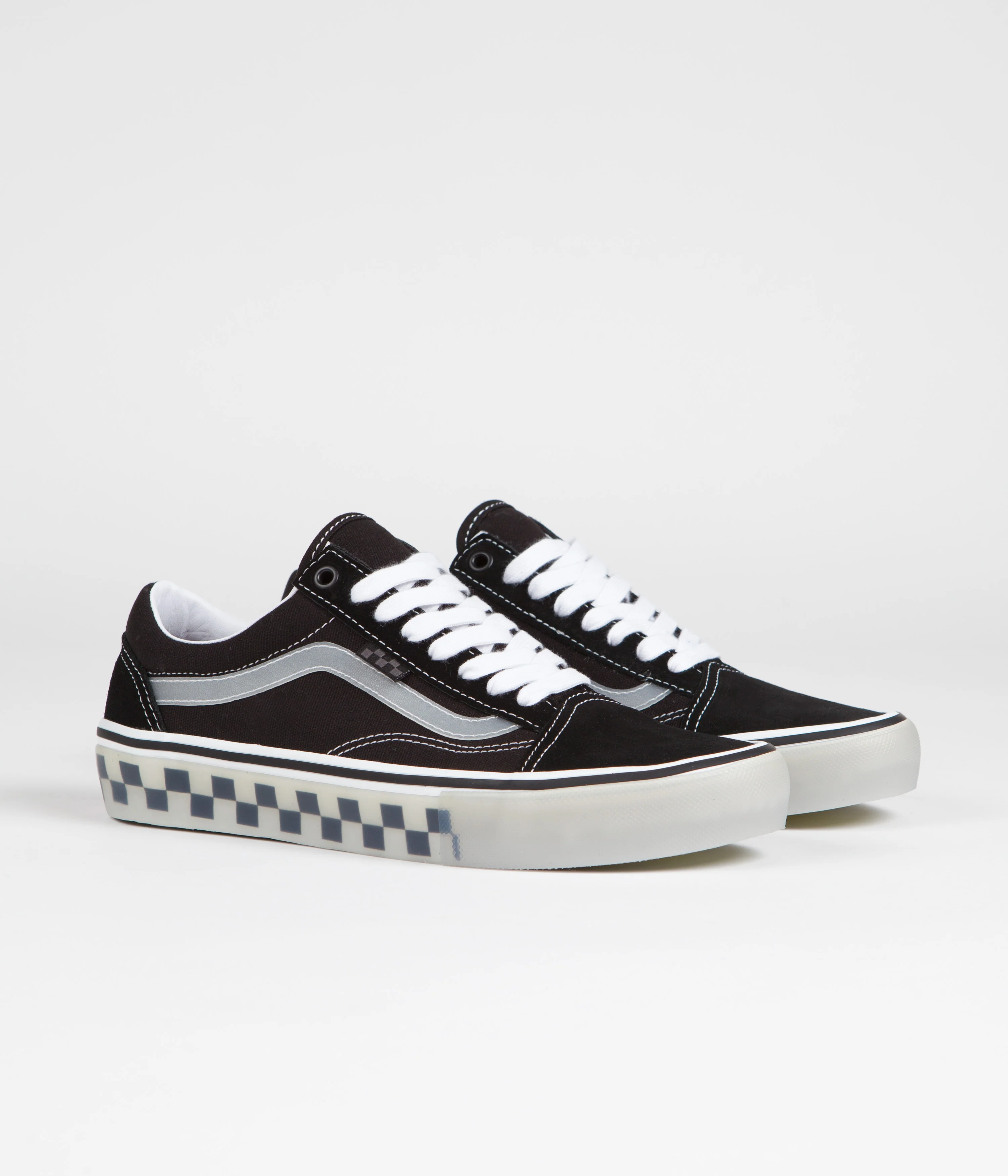 Vans Skate Old Skool Shoes - Translucent Rubber Black / Clear - Image 2