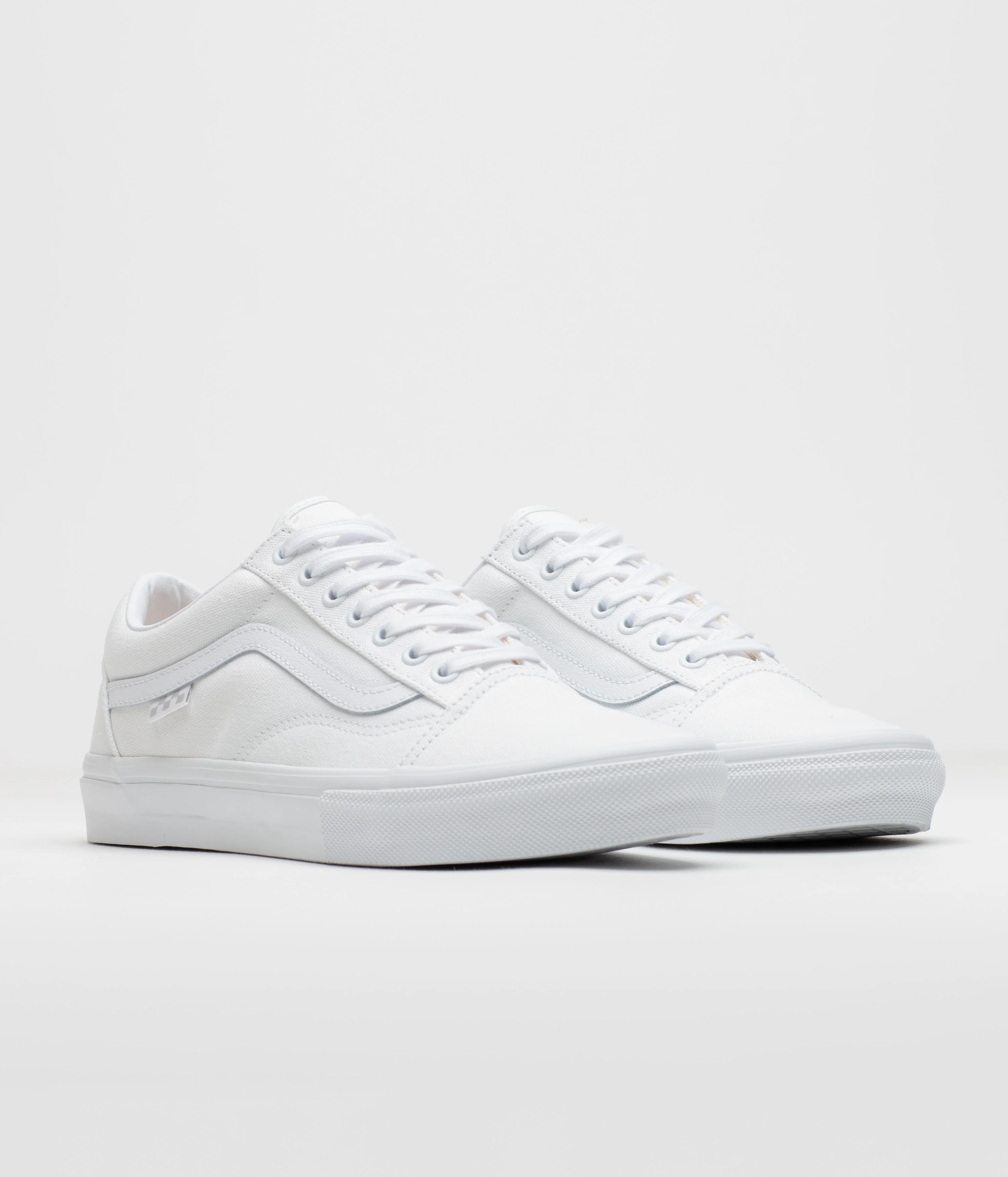 Vans Skate Old Skool Shoes - True White - Image 2