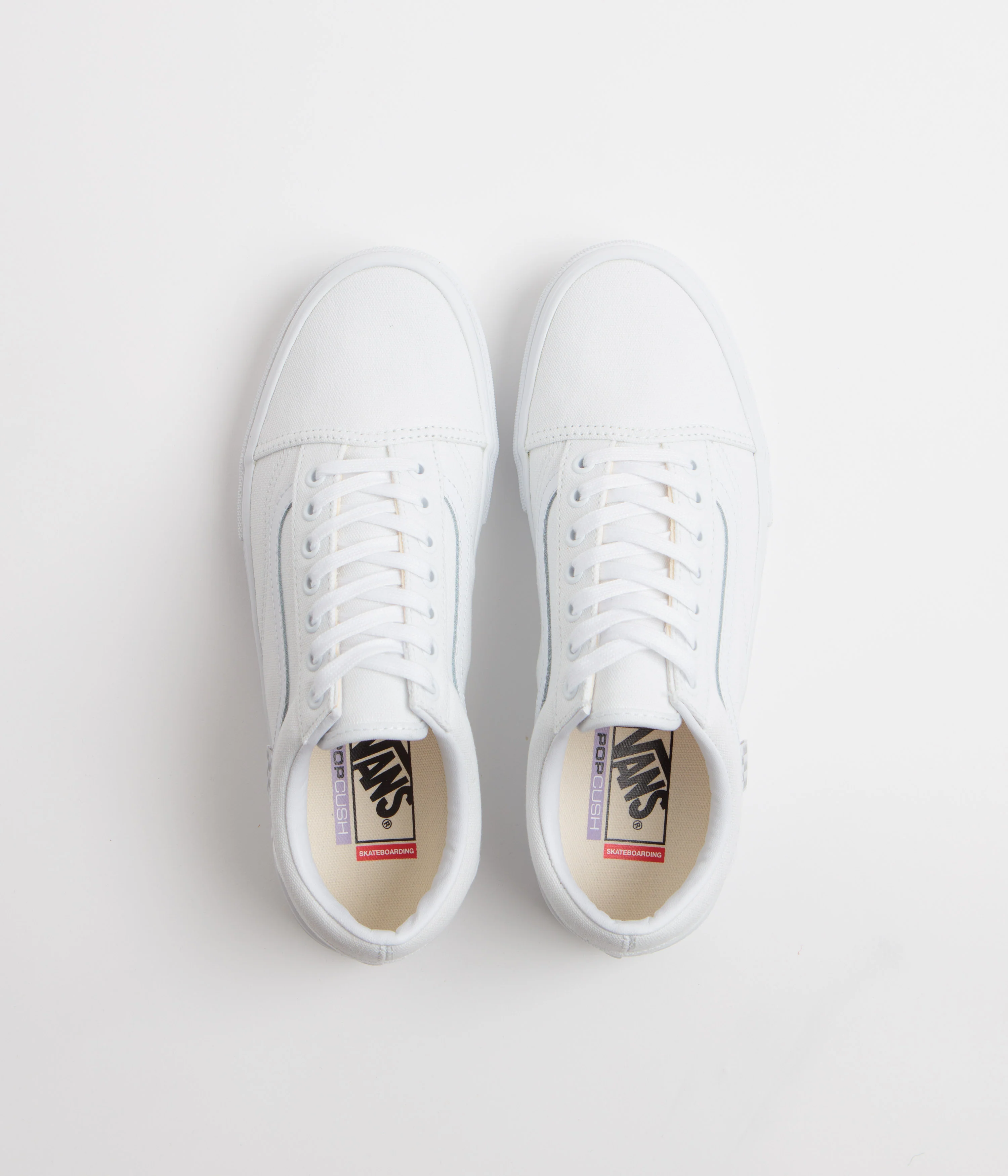 Vans Skate Old Skool Shoes - True White - Image 7
