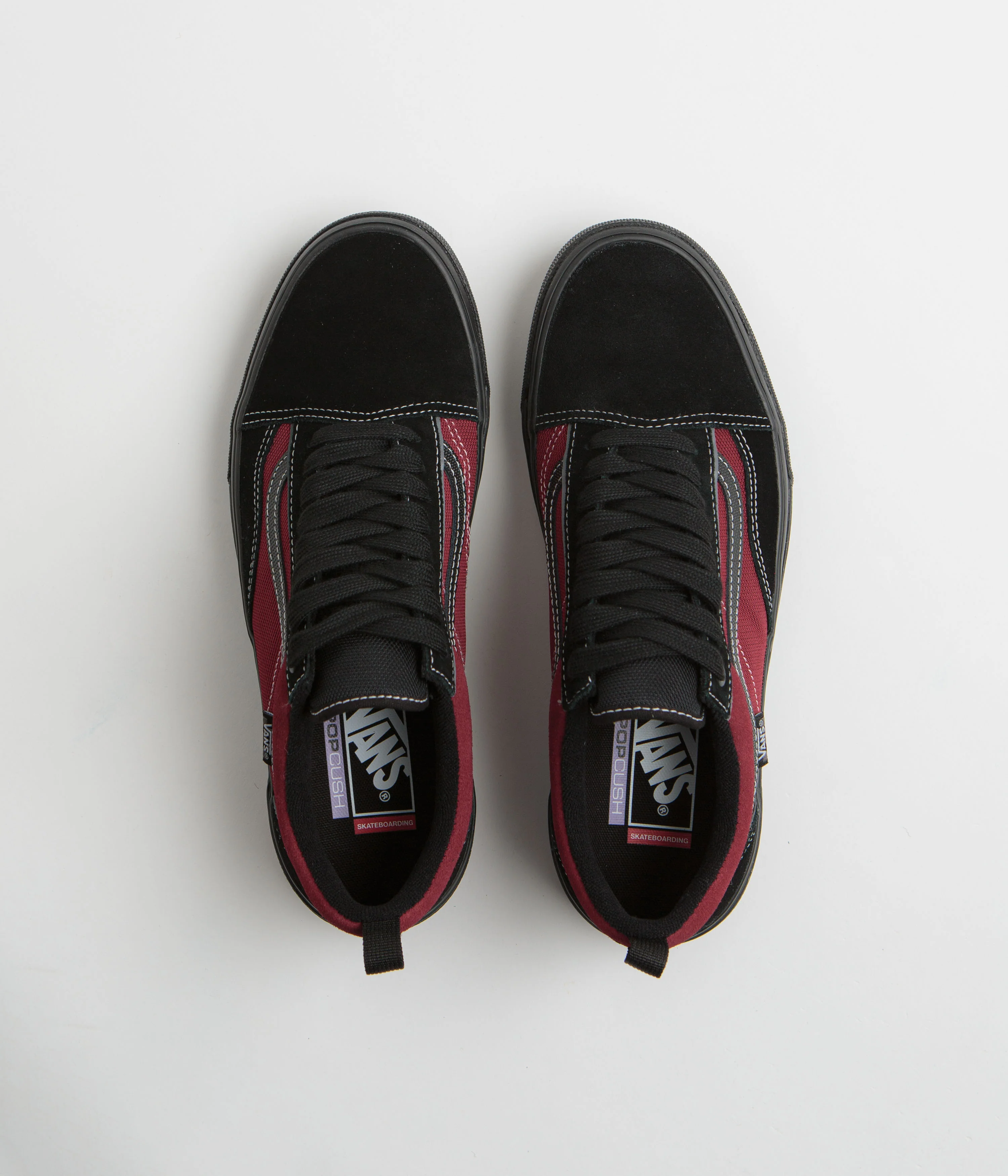 Vans Skate Old Skool Wafflecup Shoes - Black / Red - Image 7