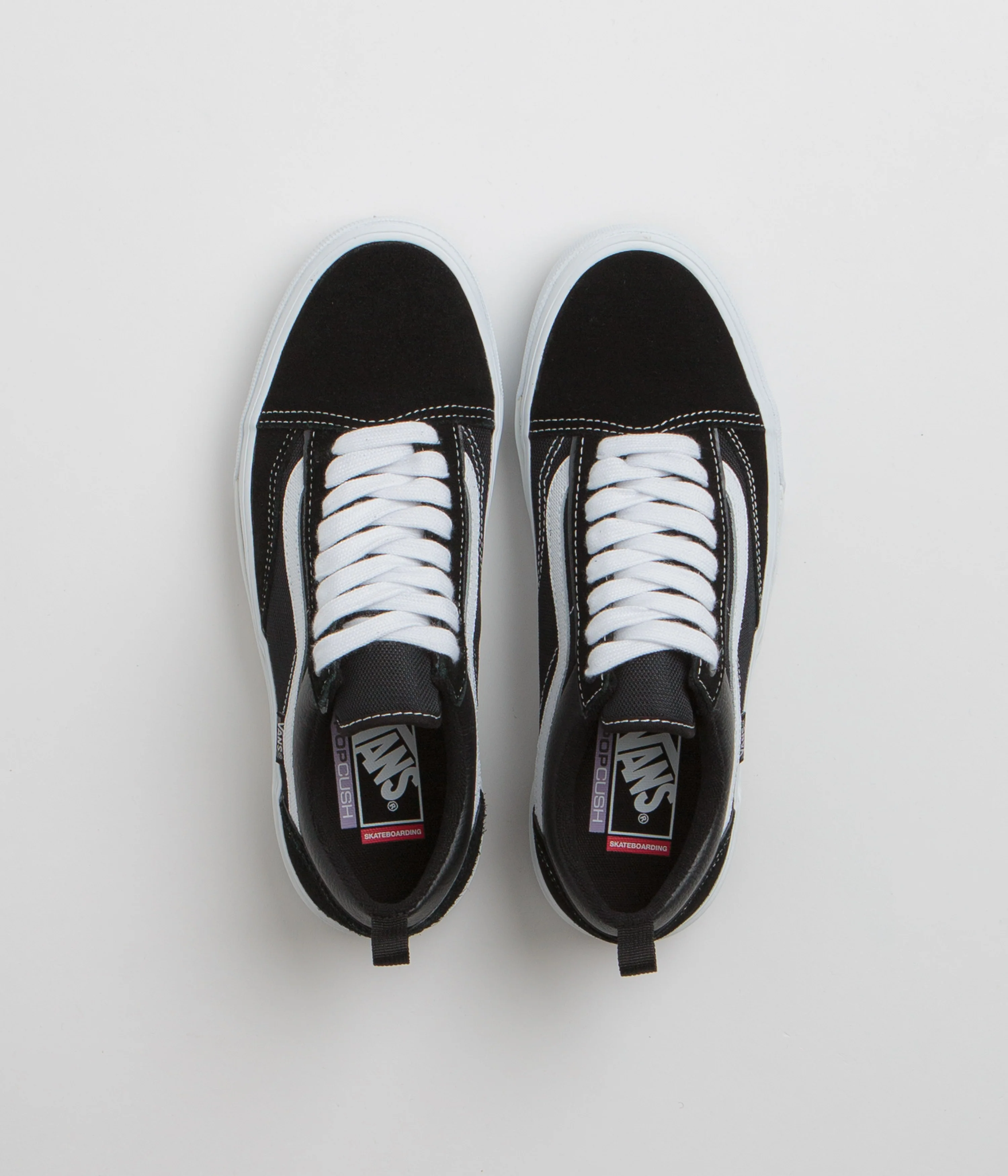 Vans Skate Old Skool Wafflecup Shoes - Black / White - Image 7