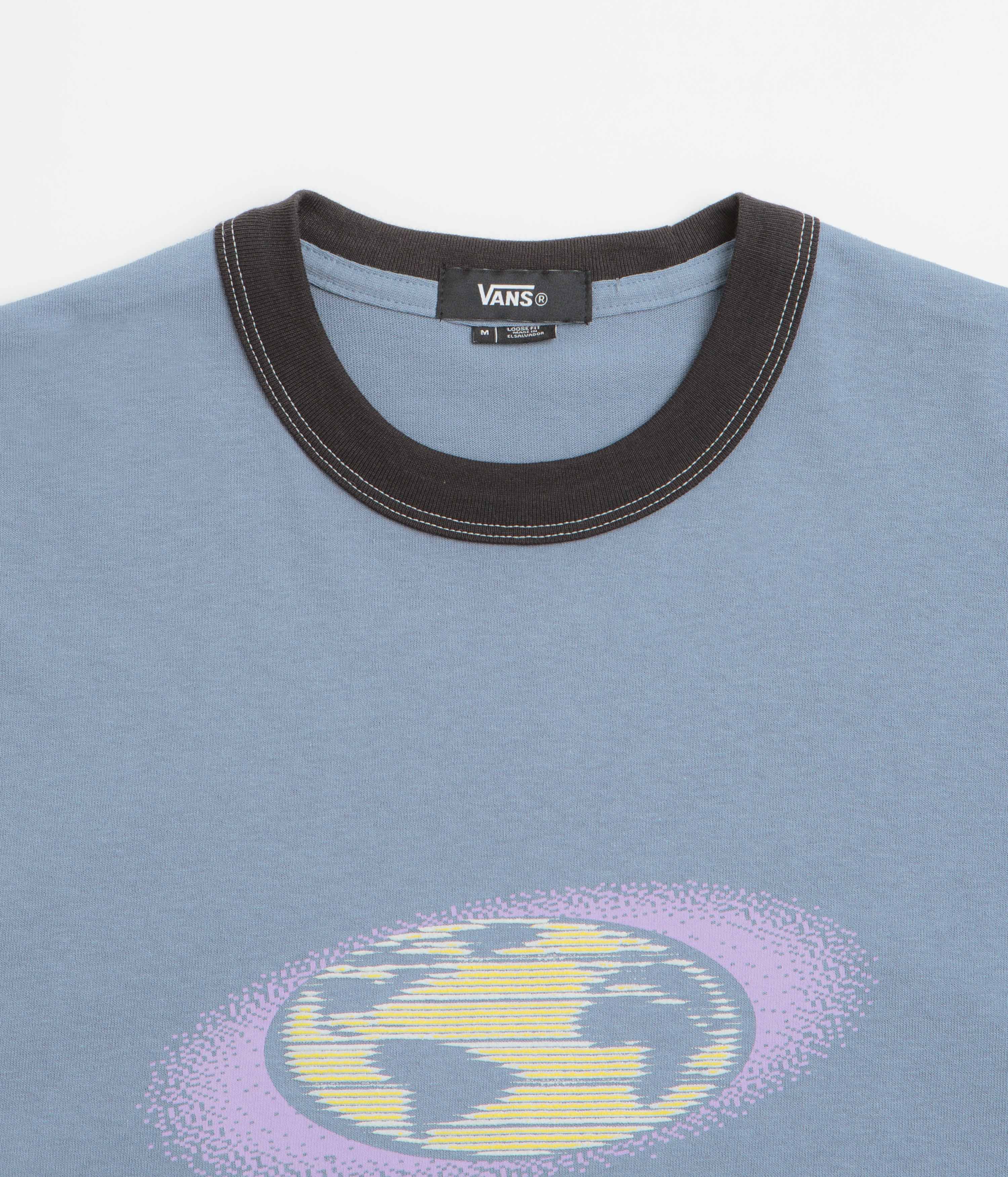 Vans Skate Pixel Globe T-Shirt - Glacial Slate - Image 2