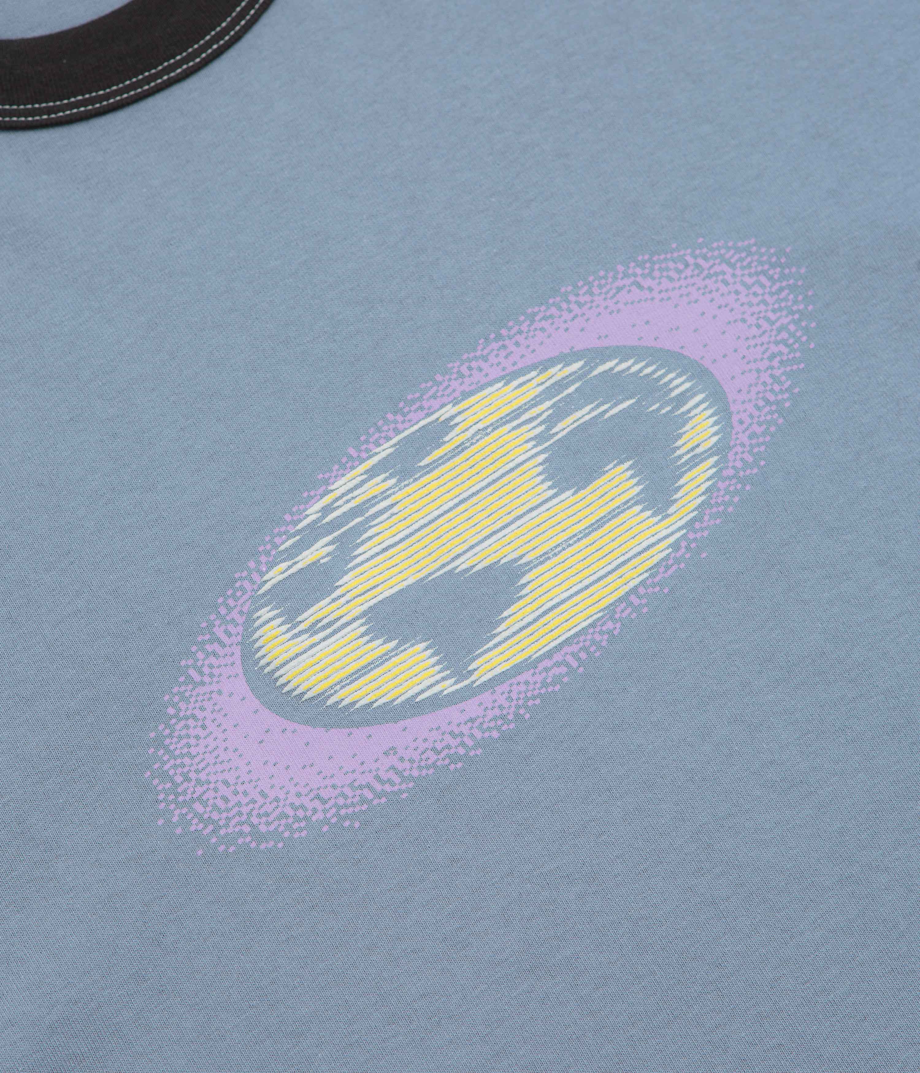 Vans Skate Pixel Globe T-Shirt - Glacial Slate - Image 3