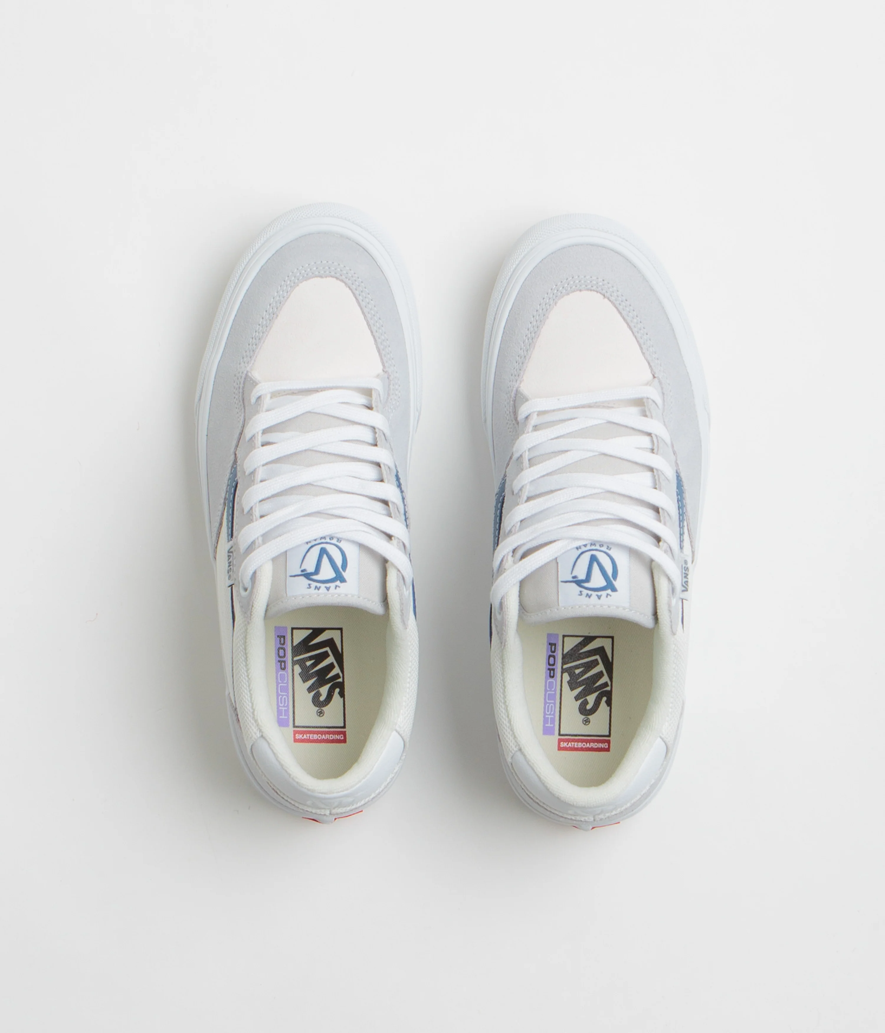 Vans Skate Rowan Shoes - Grey / Navy - Image 7