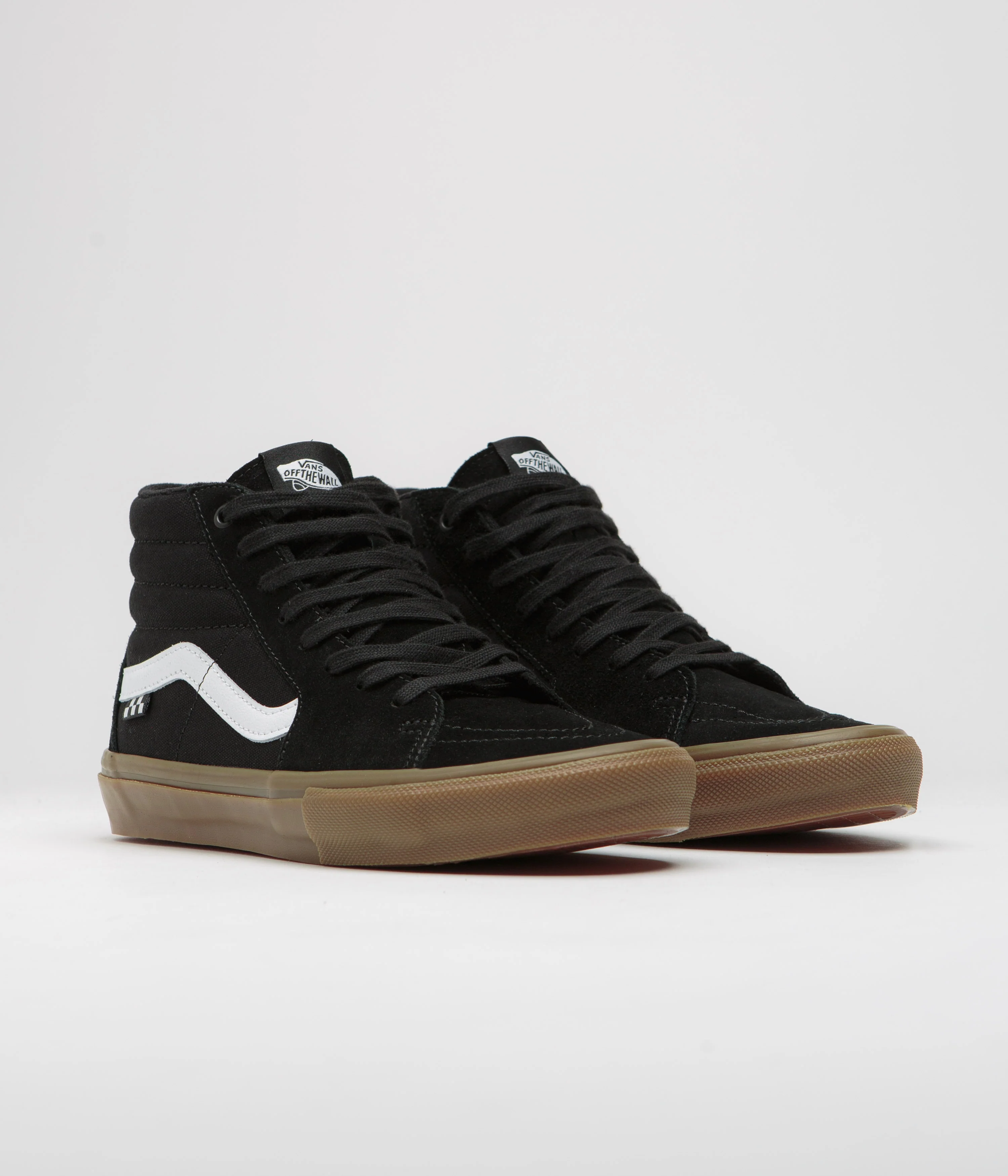 Vans Skate SK8-Hi Shoes - Black / Gum - Image 2
