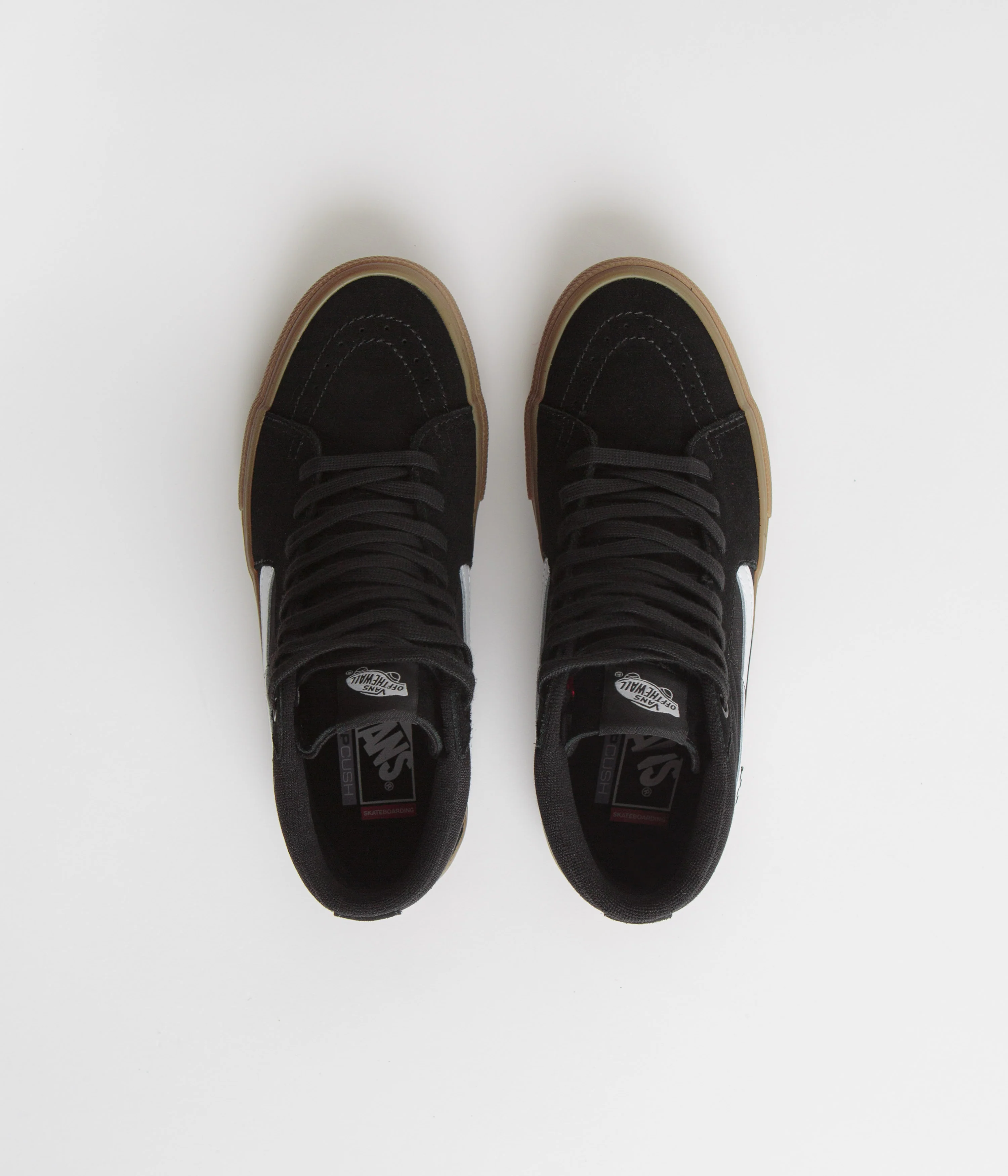 Vans Skate SK8-Hi Shoes - Black / Gum - Image 7
