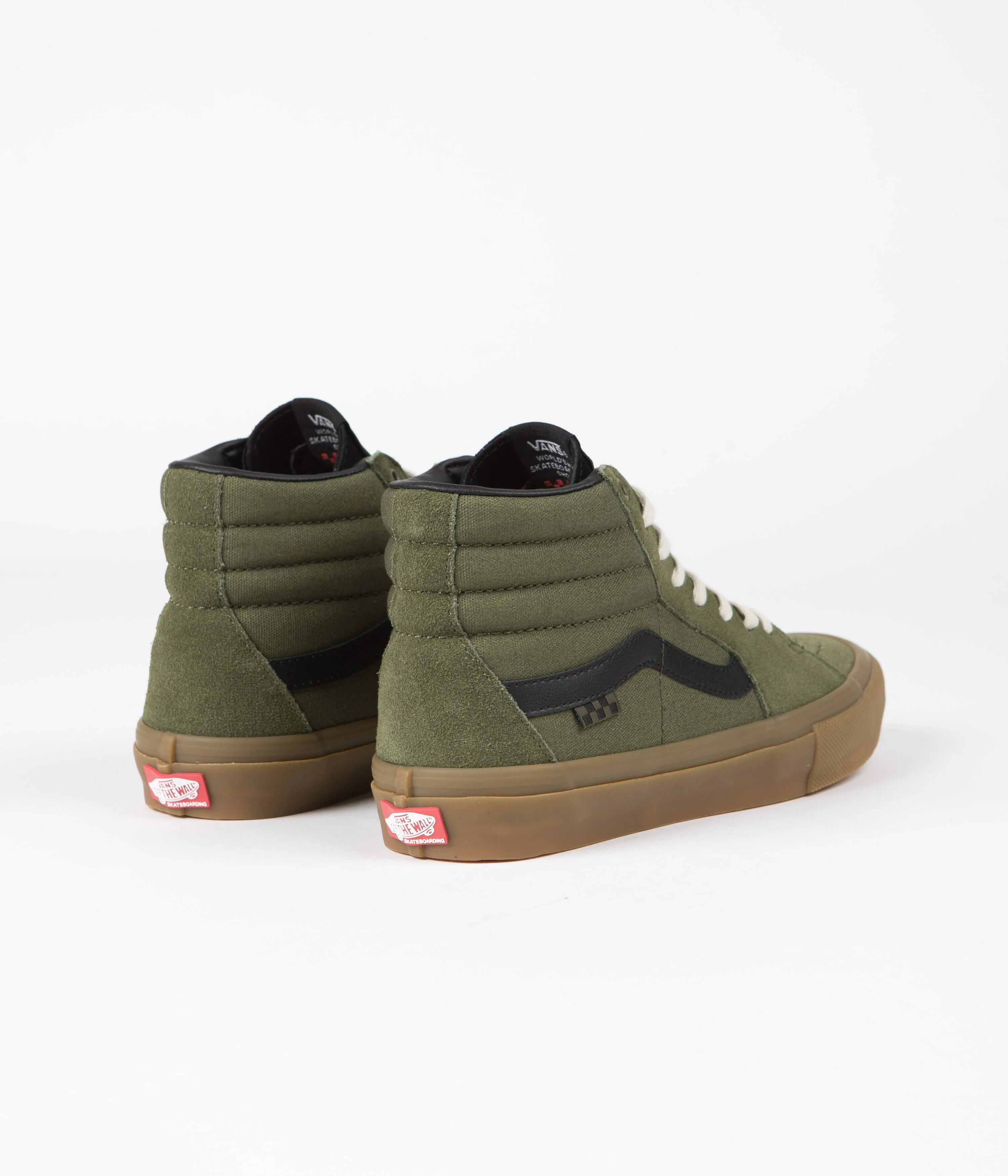 Vans Skate SK8-Hi Shoes - Green / Gum - Image 4