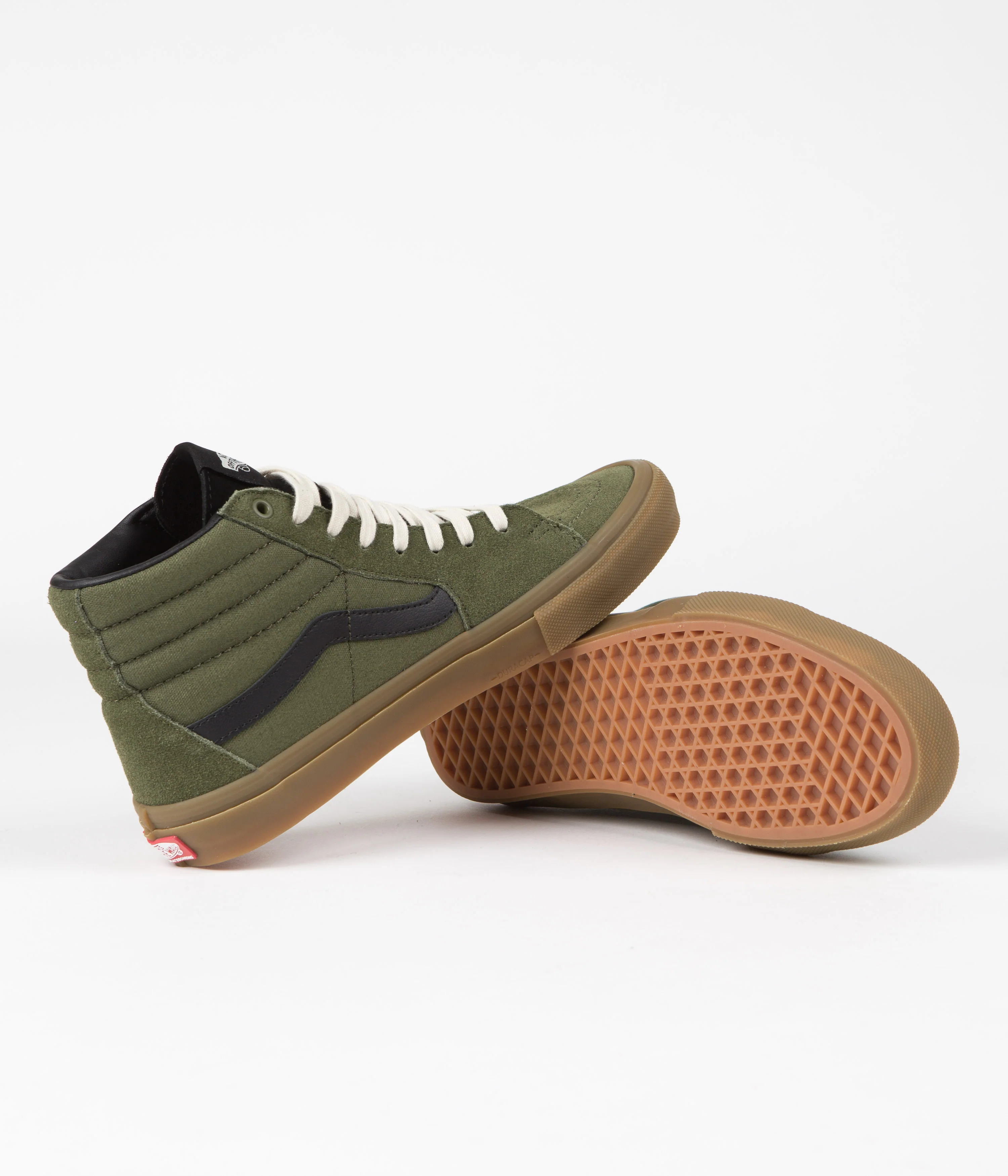 Vans Skate SK8-Hi Shoes - Green / Gum - Image 5