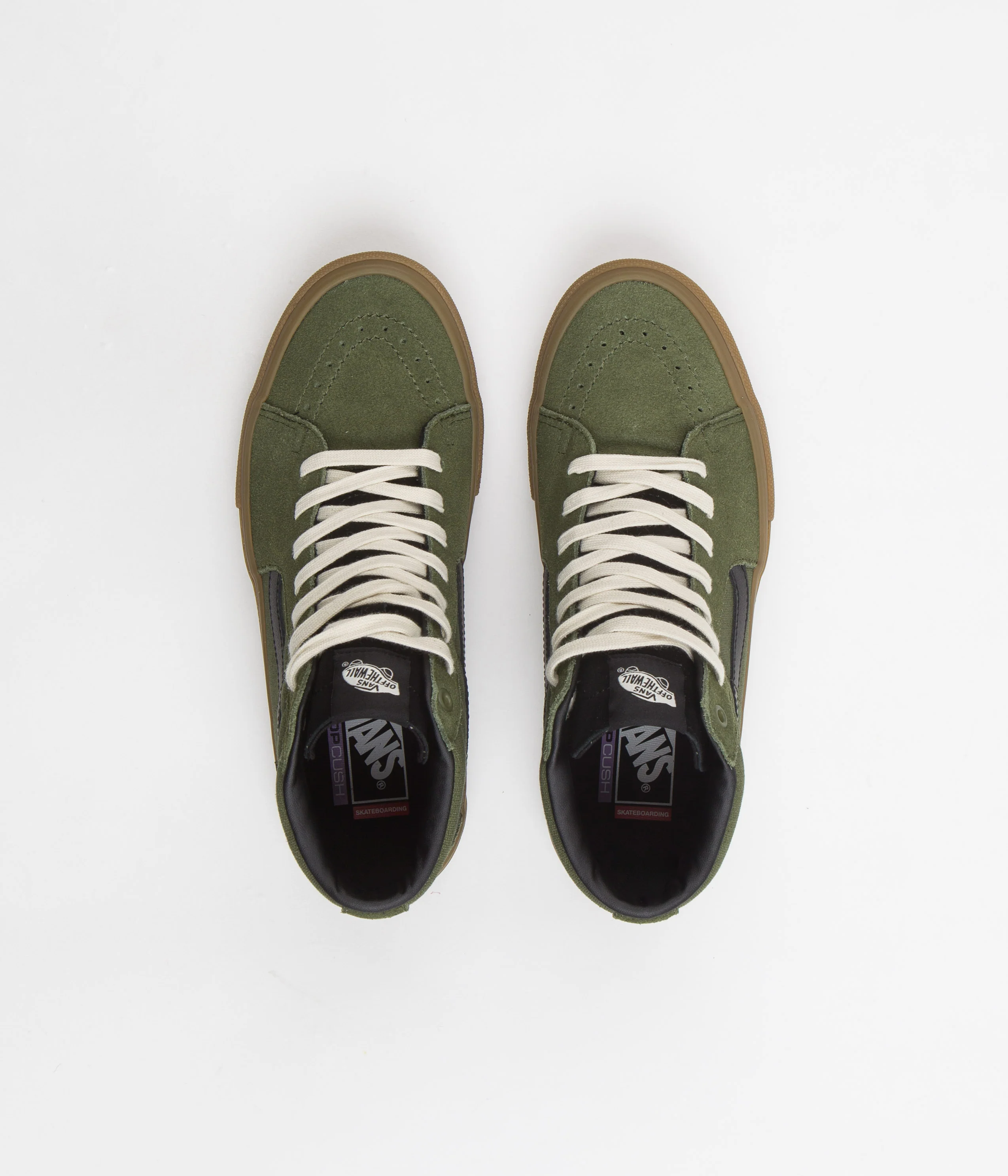 Vans Skate SK8-Hi Shoes - Green / Gum - Image 7