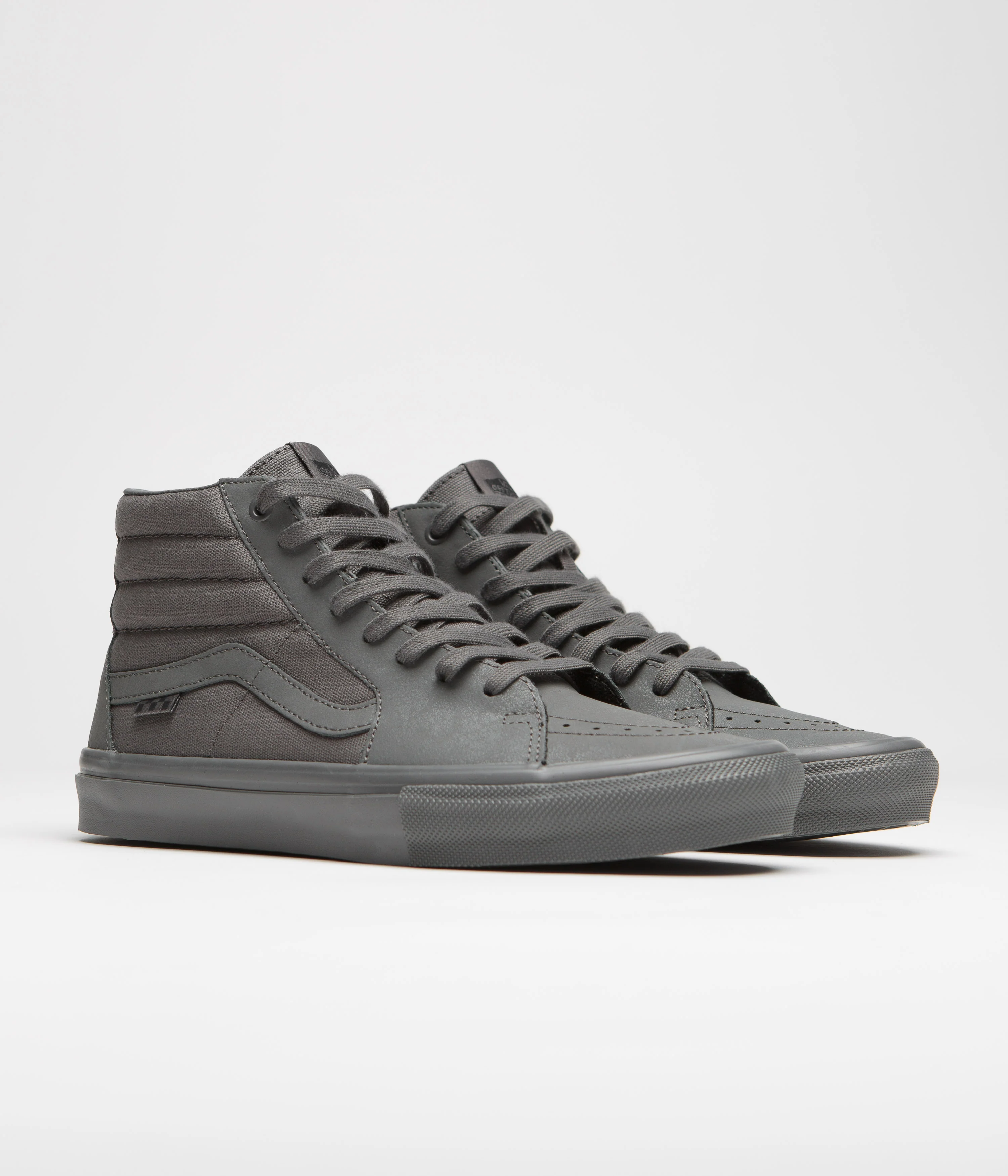Vans Skate SK8-Hi Shoes - Mono Pewter - Image 2