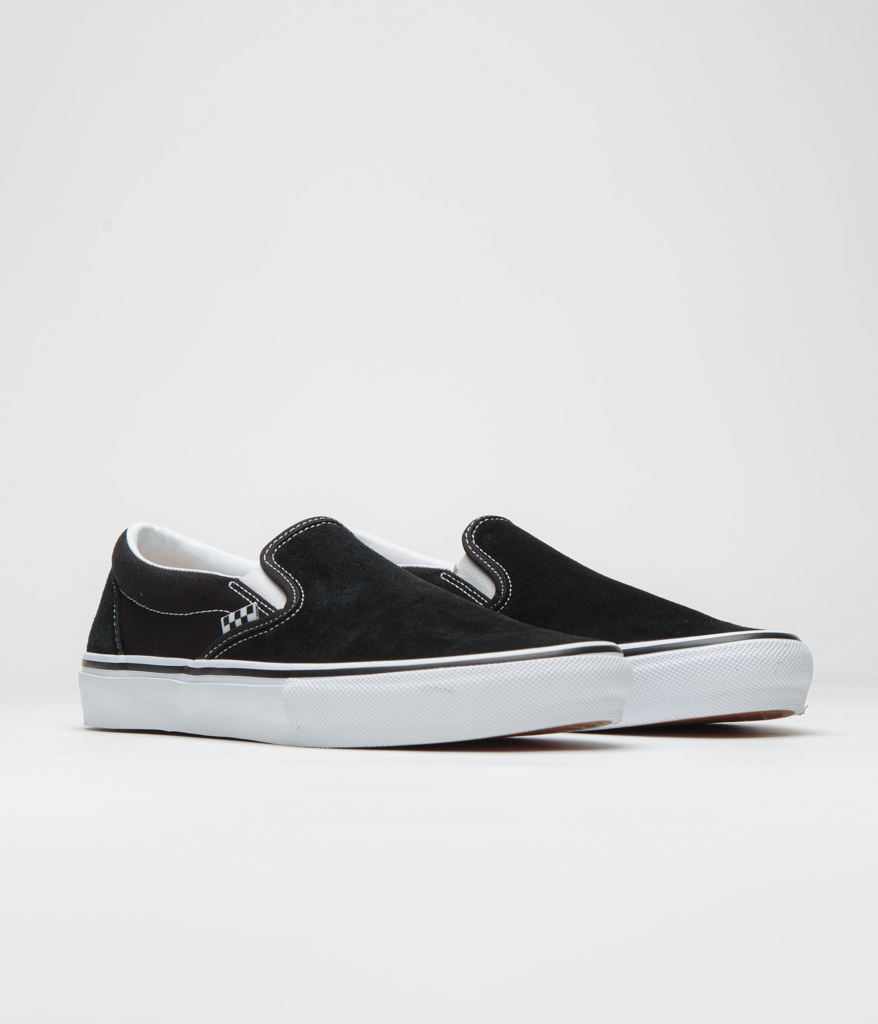 Vans Skate Slip-On Shoes - Black / White - Image 2