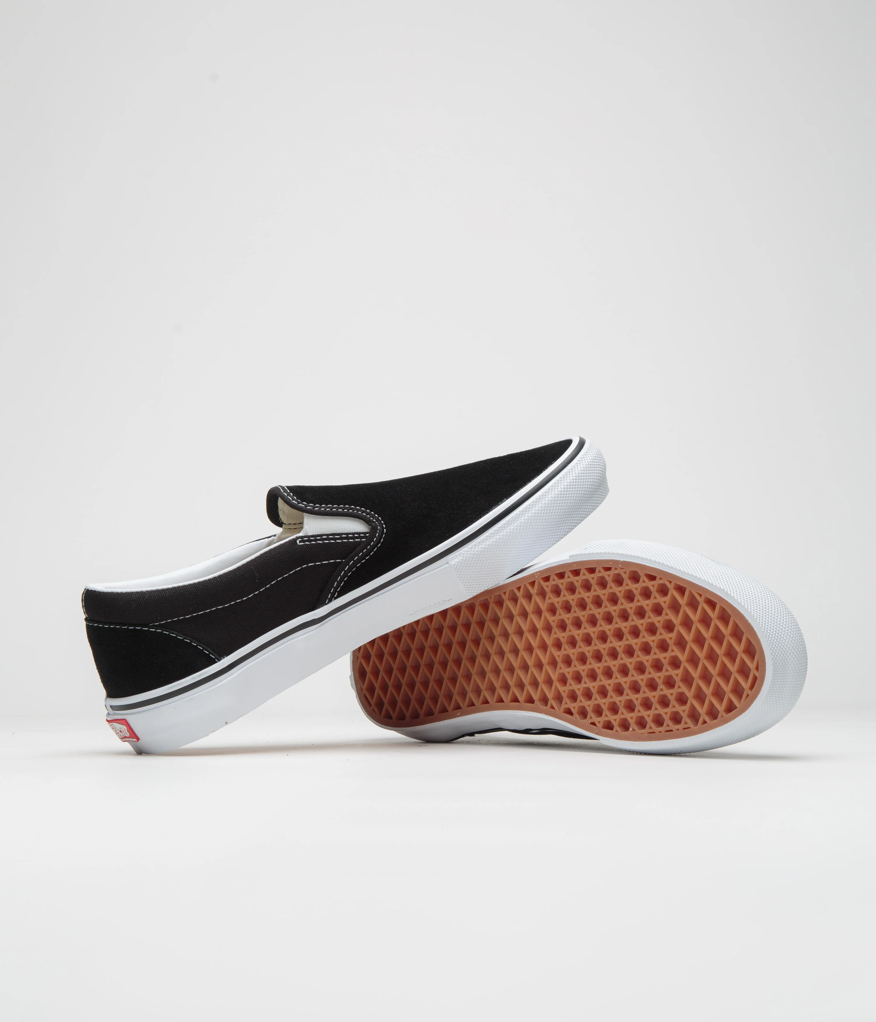 Vans Skate Slip-On Shoes - Black / White - Image 5