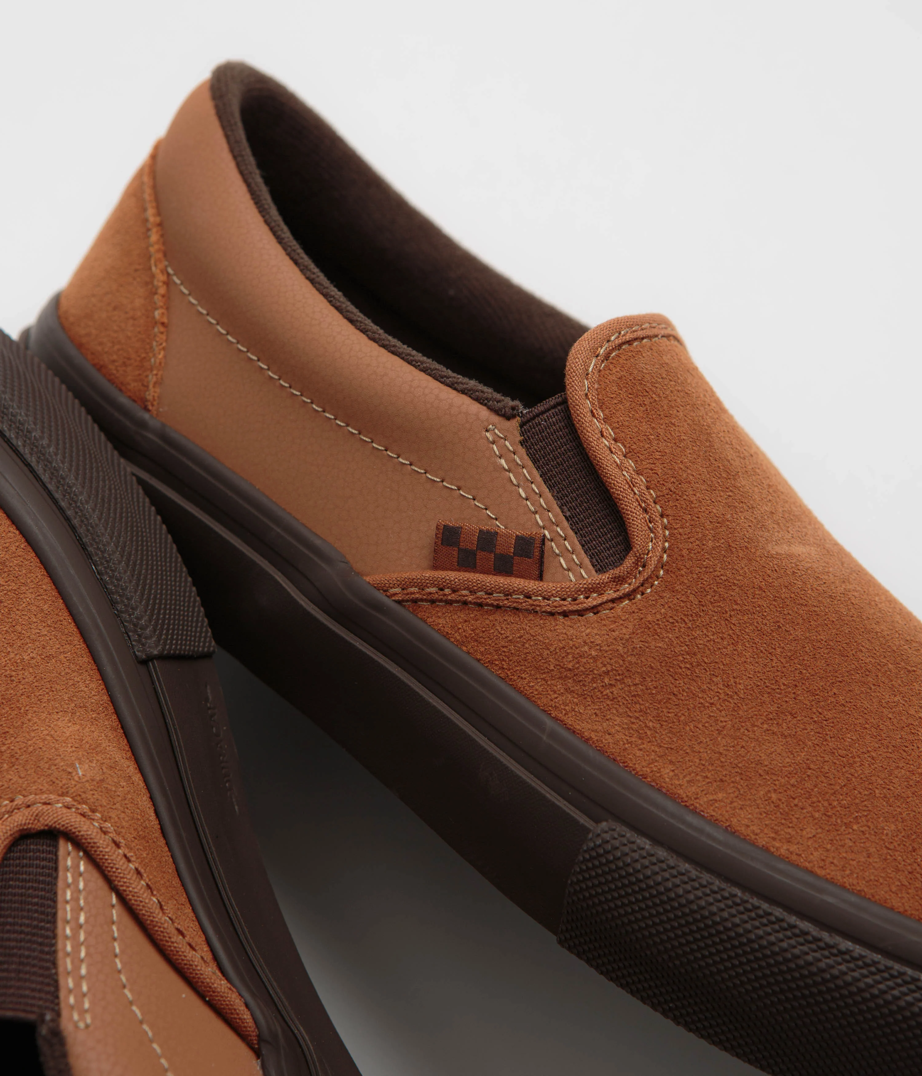 Vans Skate Slip-On Shoes - Brown / Gum - Image 3