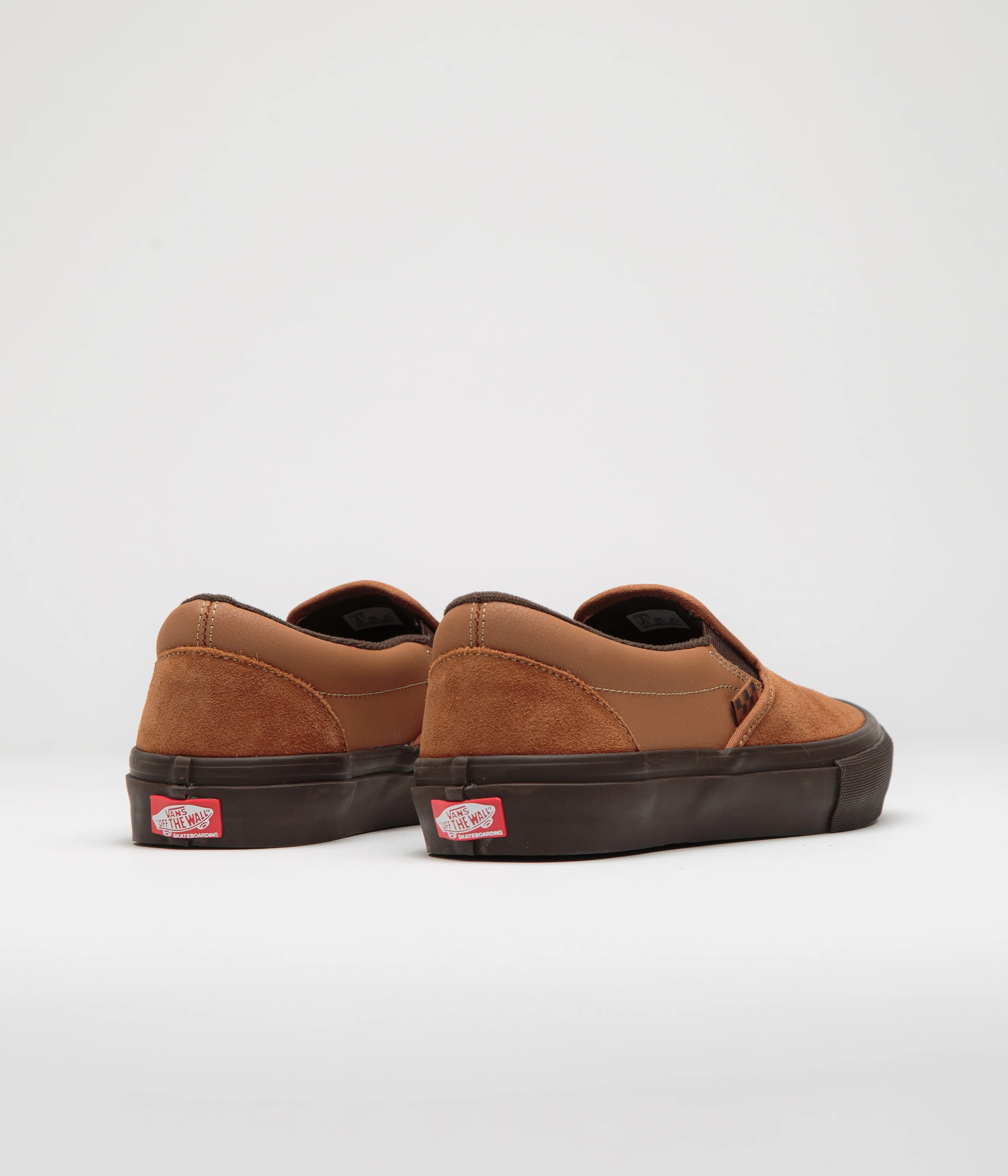 Vans Skate Slip-On Shoes - Brown / Gum - Image 4