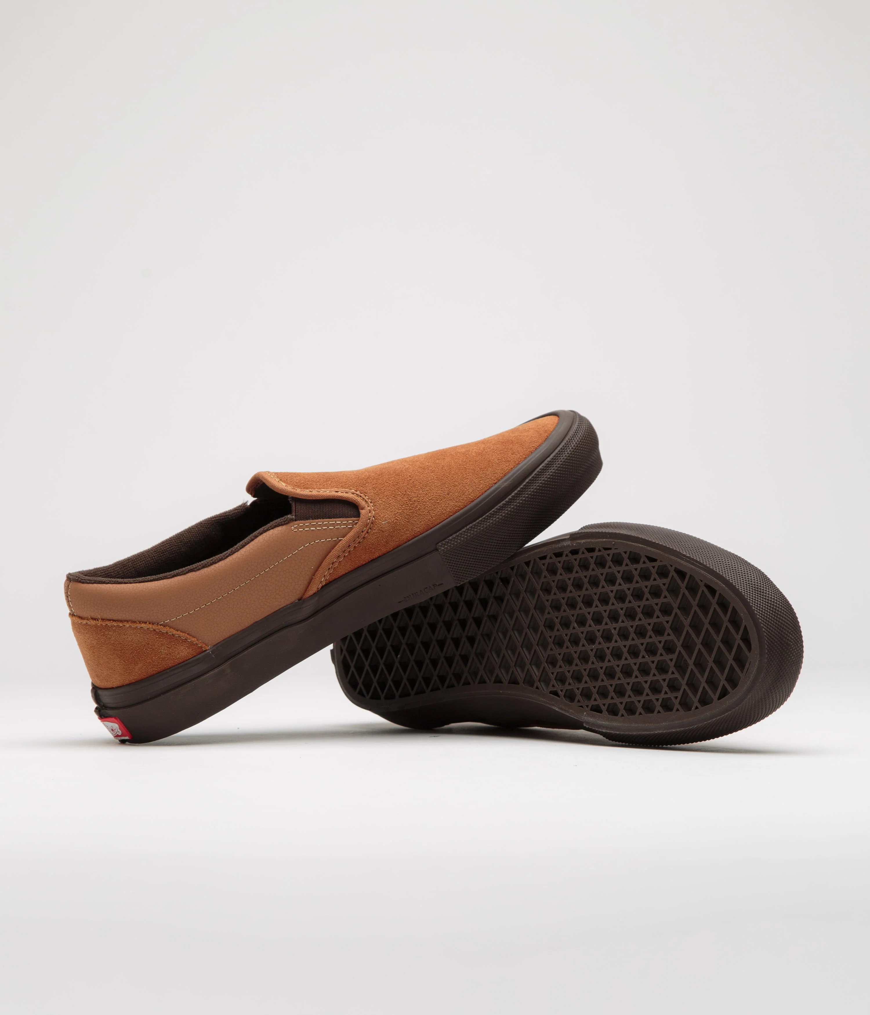 Vans Skate Slip-On Shoes - Brown / Gum - Image 5