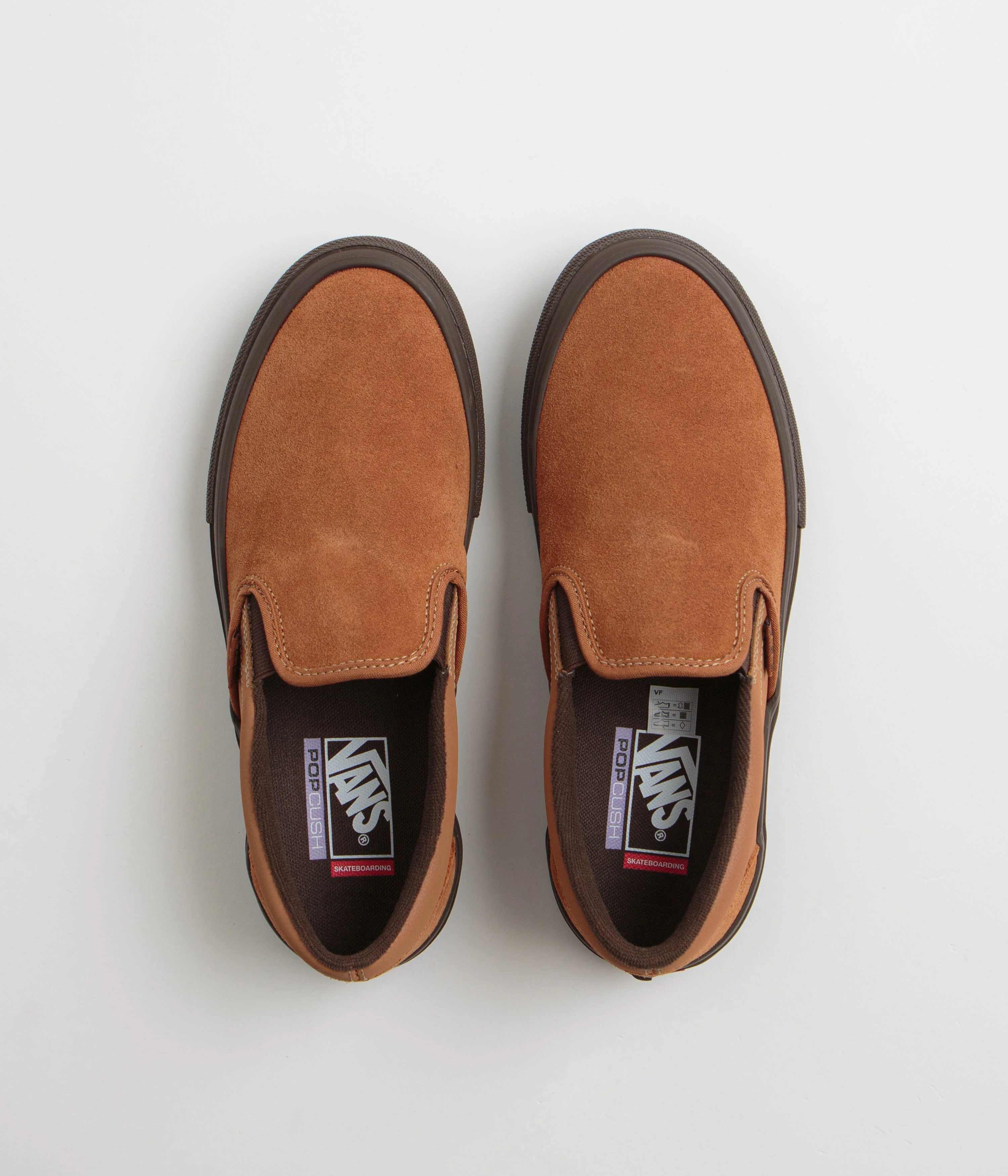 Vans Skate Slip-On Shoes - Brown / Gum - Image 7