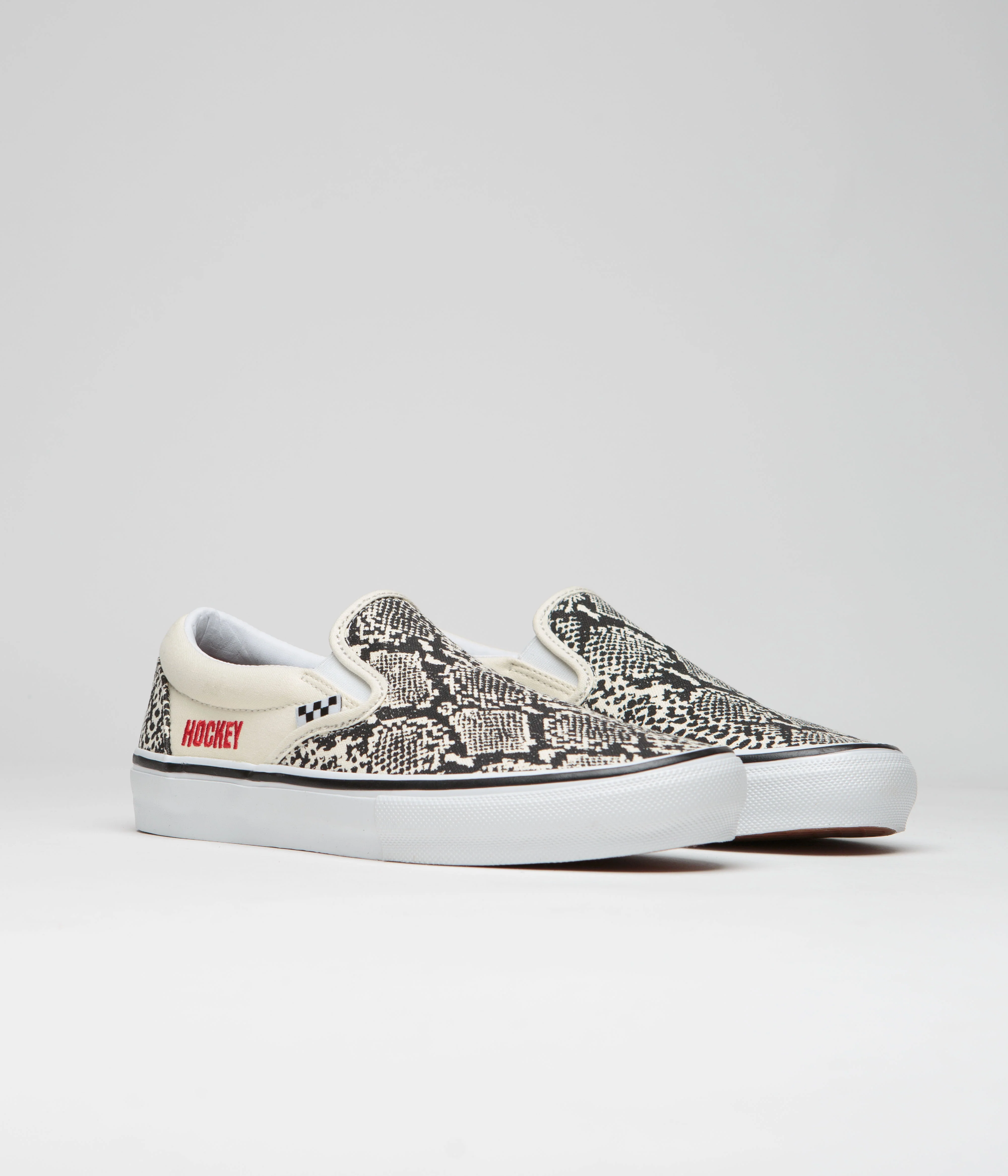 Vans Skate Slip-On Shoes - (Hockey Skateboards) Snake Skin - Image 2