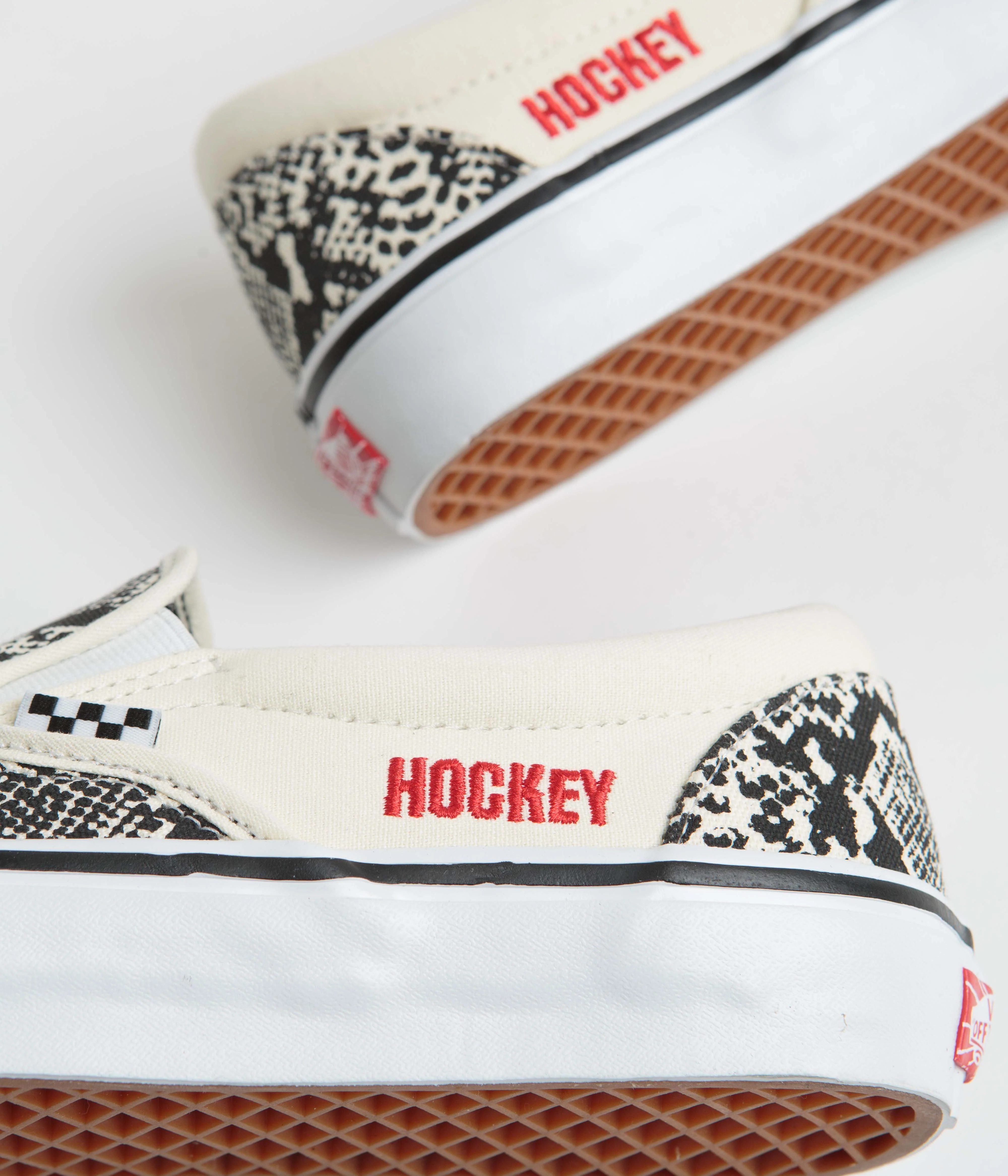 Vans Skate Slip-On Shoes - (Hockey Skateboards) Snake Skin - Image 3