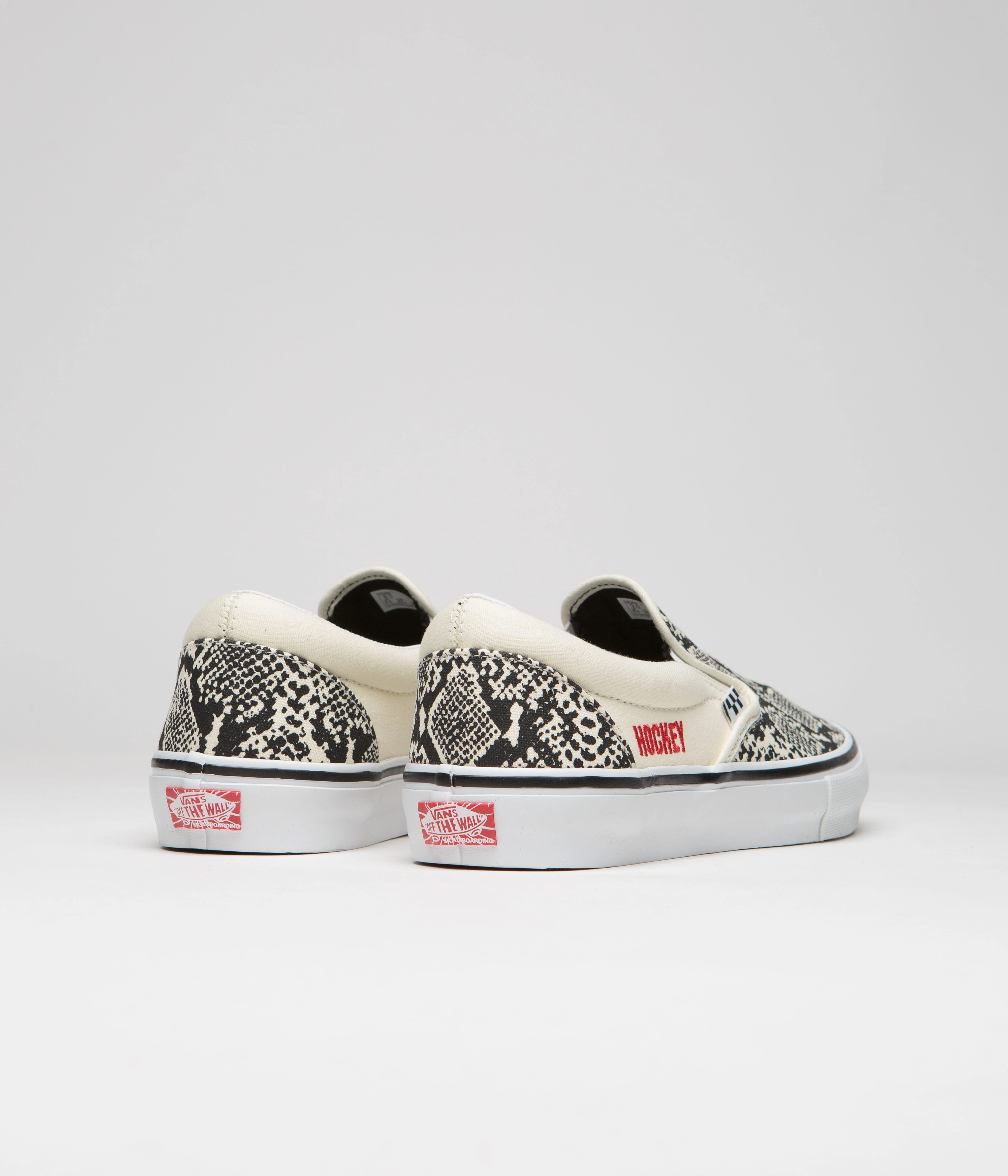 Vans Skate Slip-On Shoes - (Hockey Skateboards) Snake Skin - Image 4