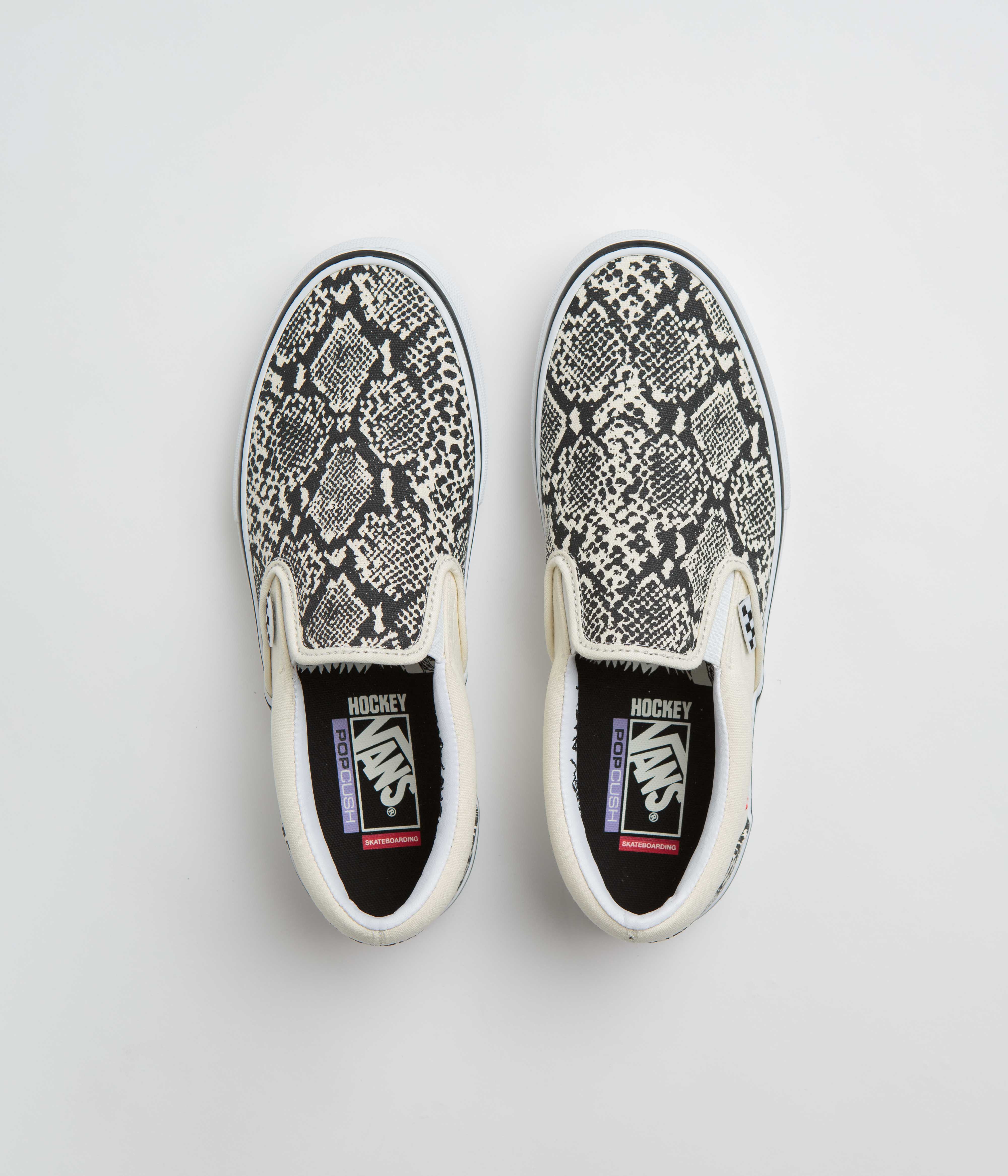 Vans Skate Slip-On Shoes - (Hockey Skateboards) Snake Skin - Image 7