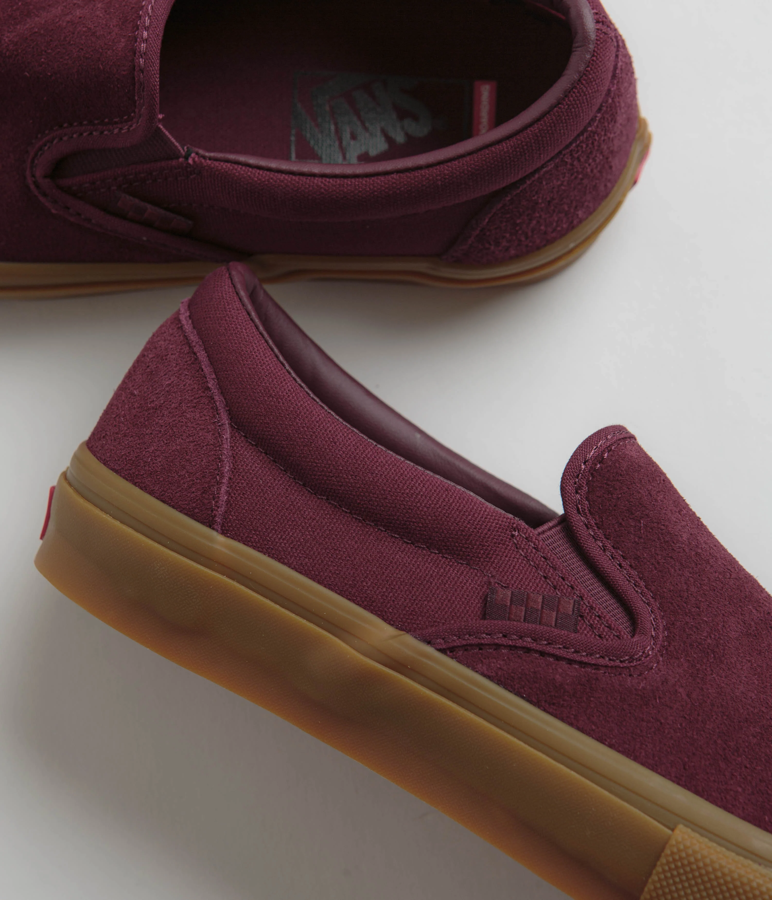 Vans Skate Slip-On Shoes - Port / Gum - Image 3