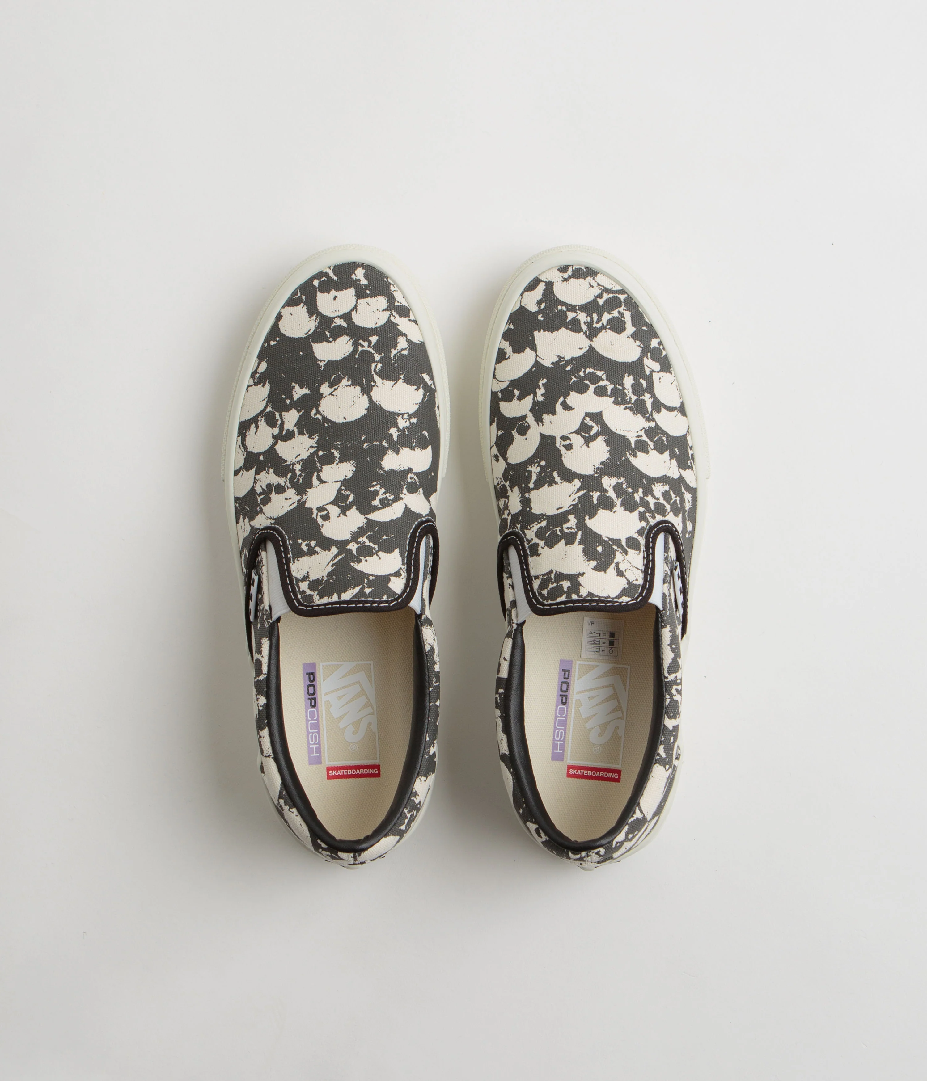 Vans Skate Slip-On Shoes - Skull Pile Black / White / Gum - Image 7