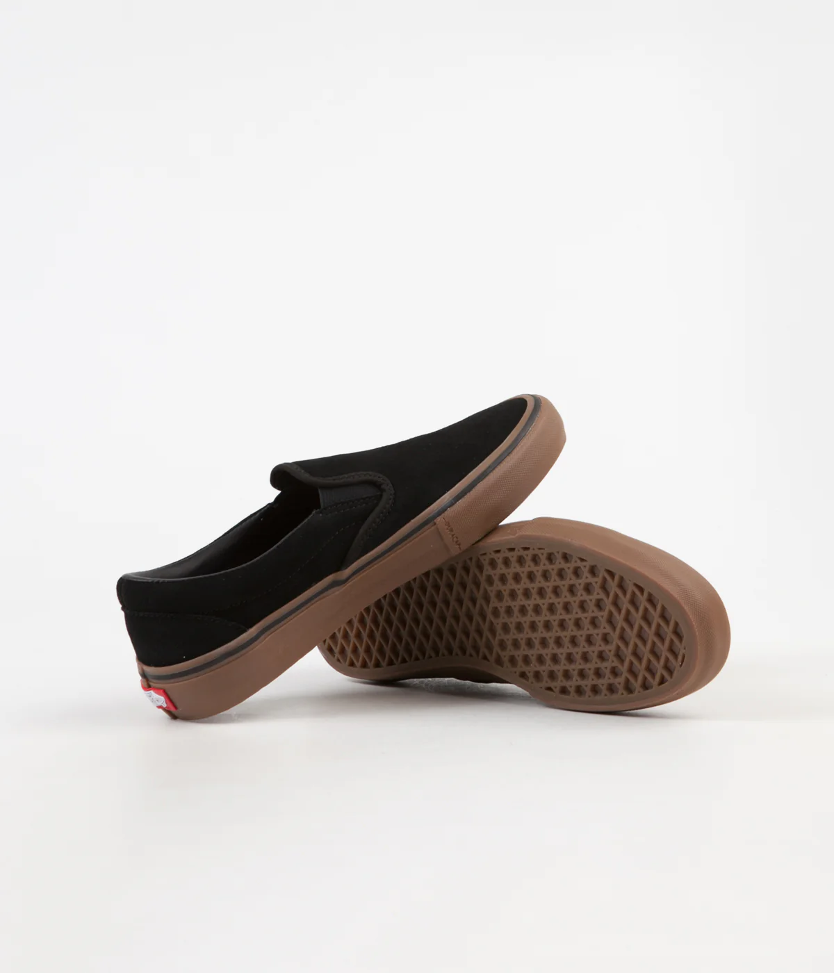 Vans Slip On Pro Shoes - (Rubber) Black / Gum - Image 6