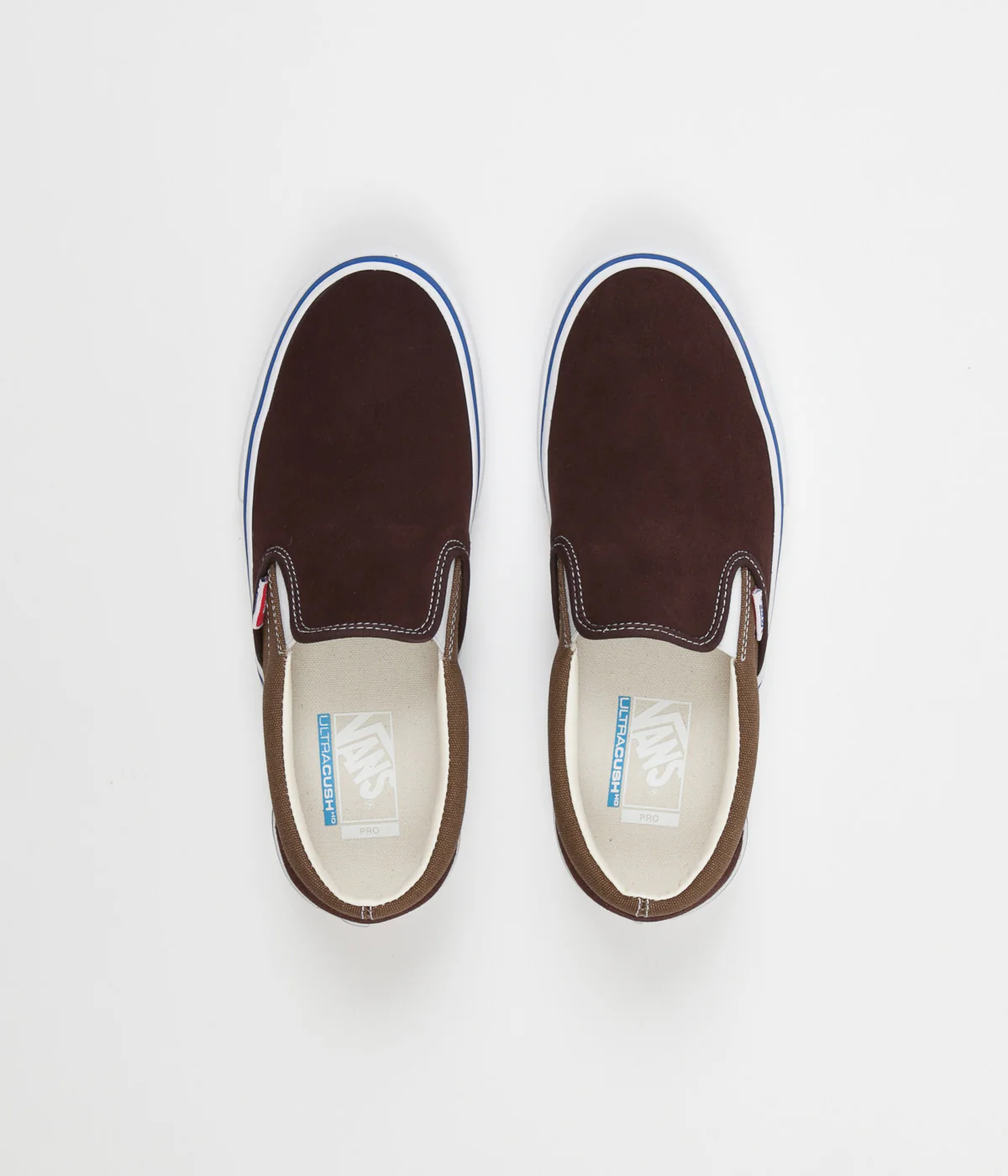 Vans Slip On Pro Two Tone Shoes - Coffee Bean / Teak - Image 7