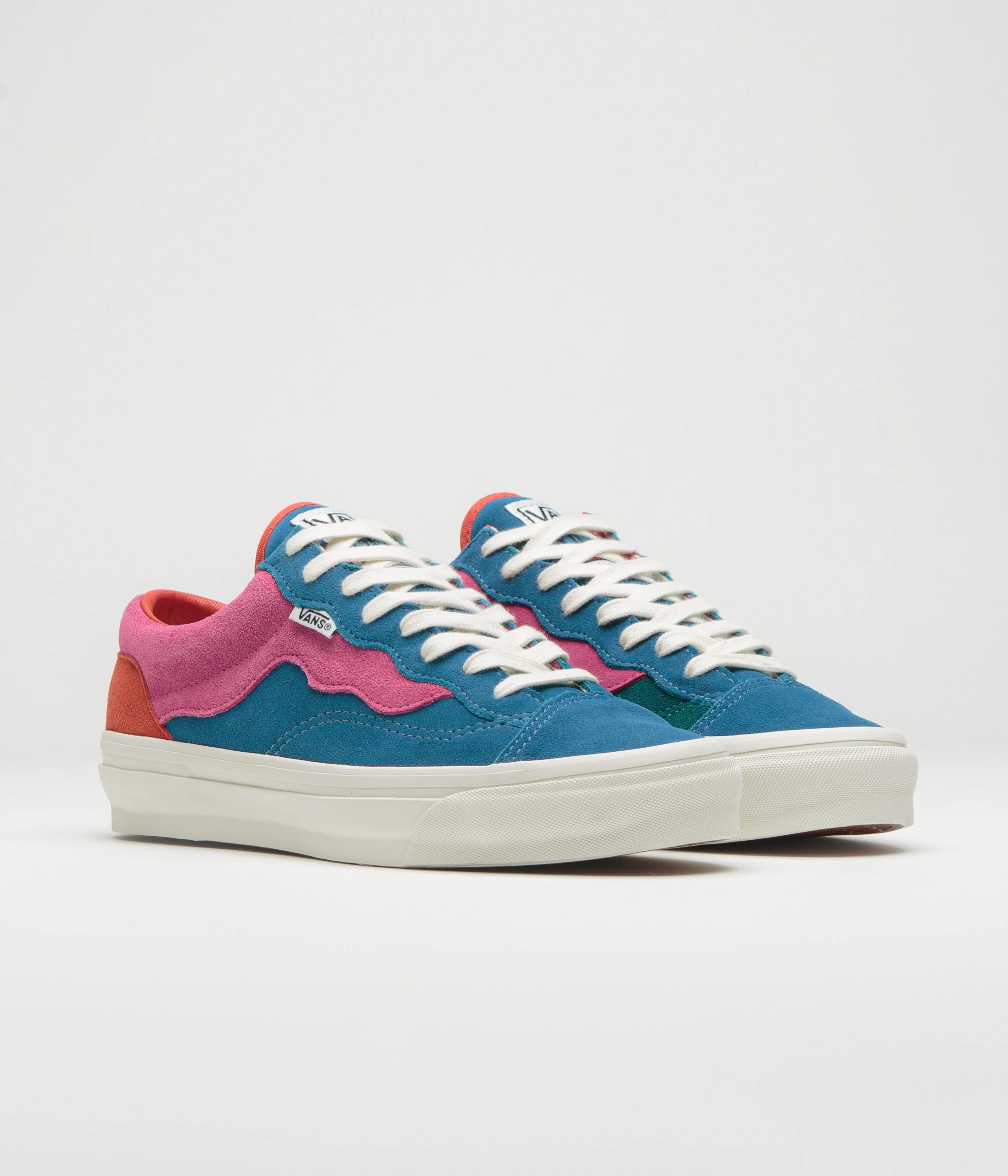 Vans x by Parra Skate Old Skool 36+ Shoes - Parra Midnight / Carmine - Image 2