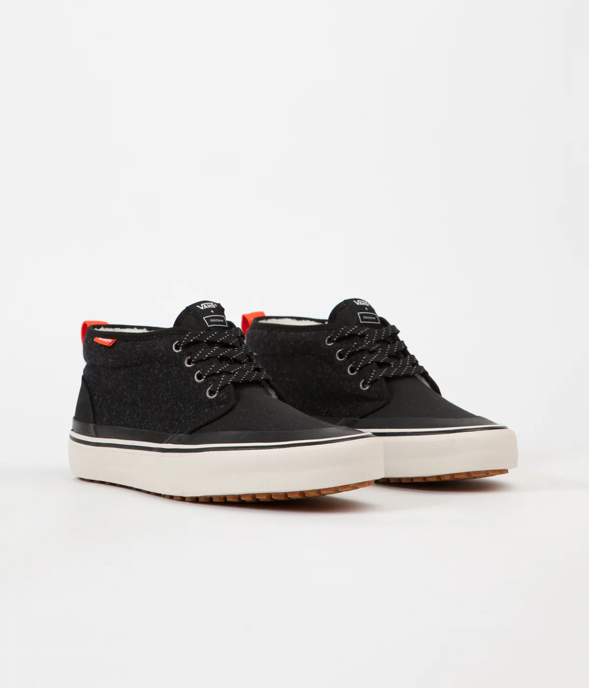 Vans X Finisterre Chukka HF Shoes - Black / Wool - Image 2
