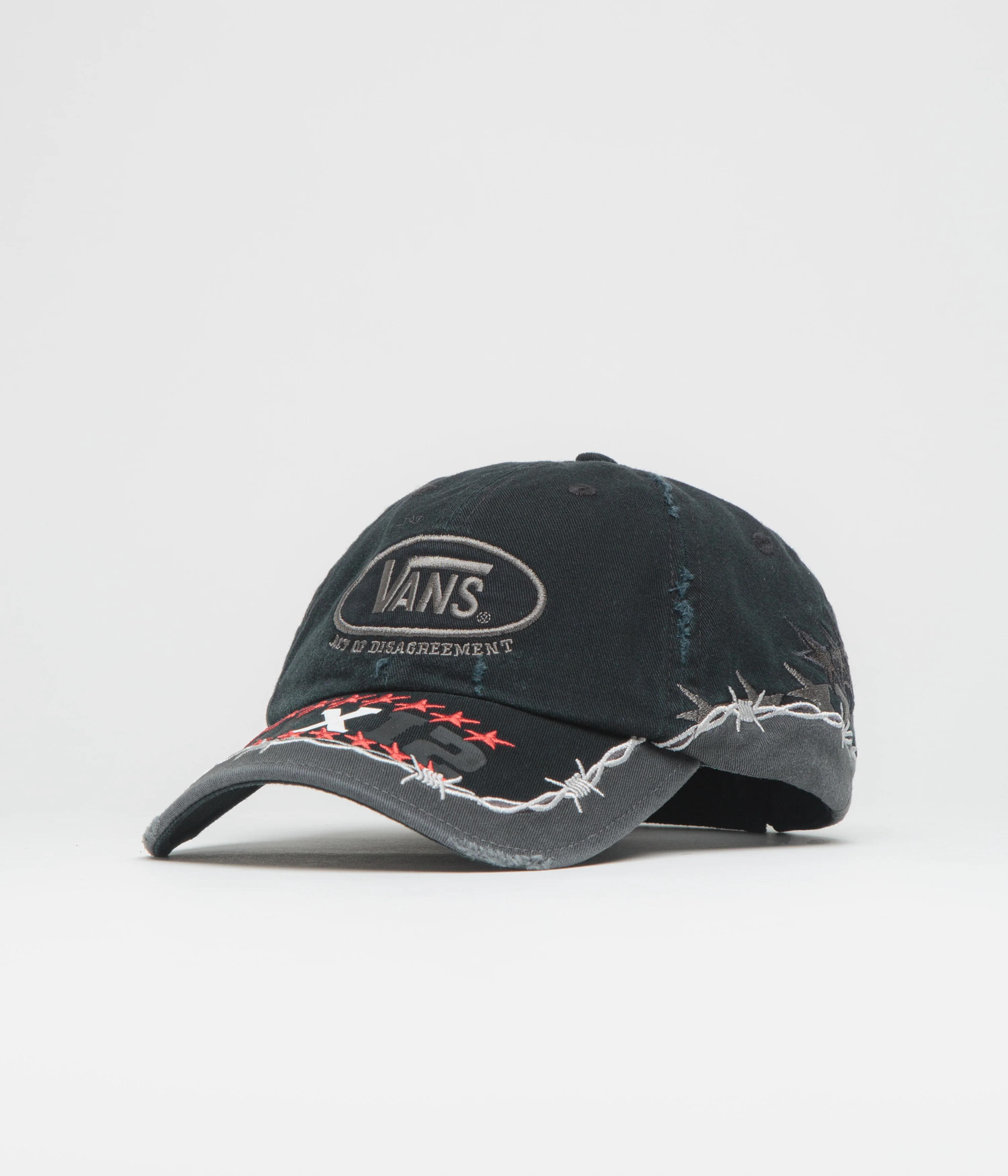 Vans x SlamJam AOD Barbed Wire Cap - Washed Black