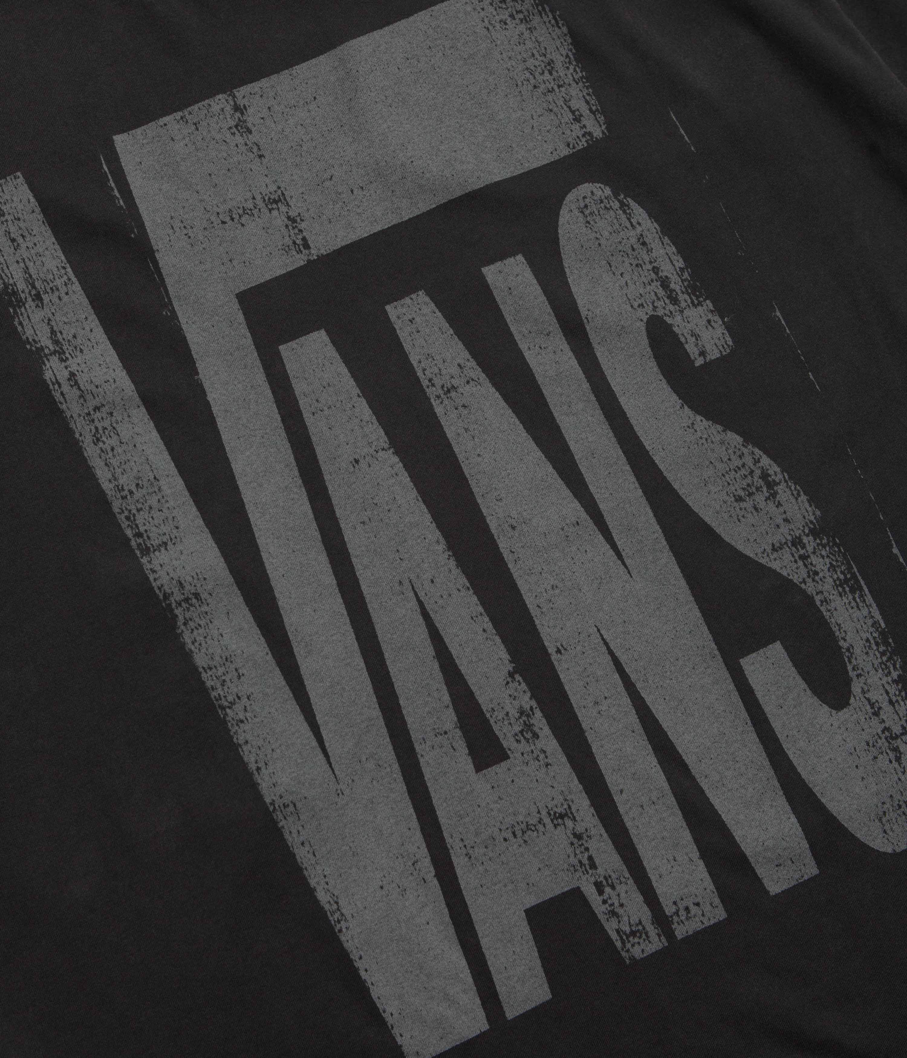Vans x SlamJam AOD Brushed Logo T-Shirt - Washed Black - Image 2