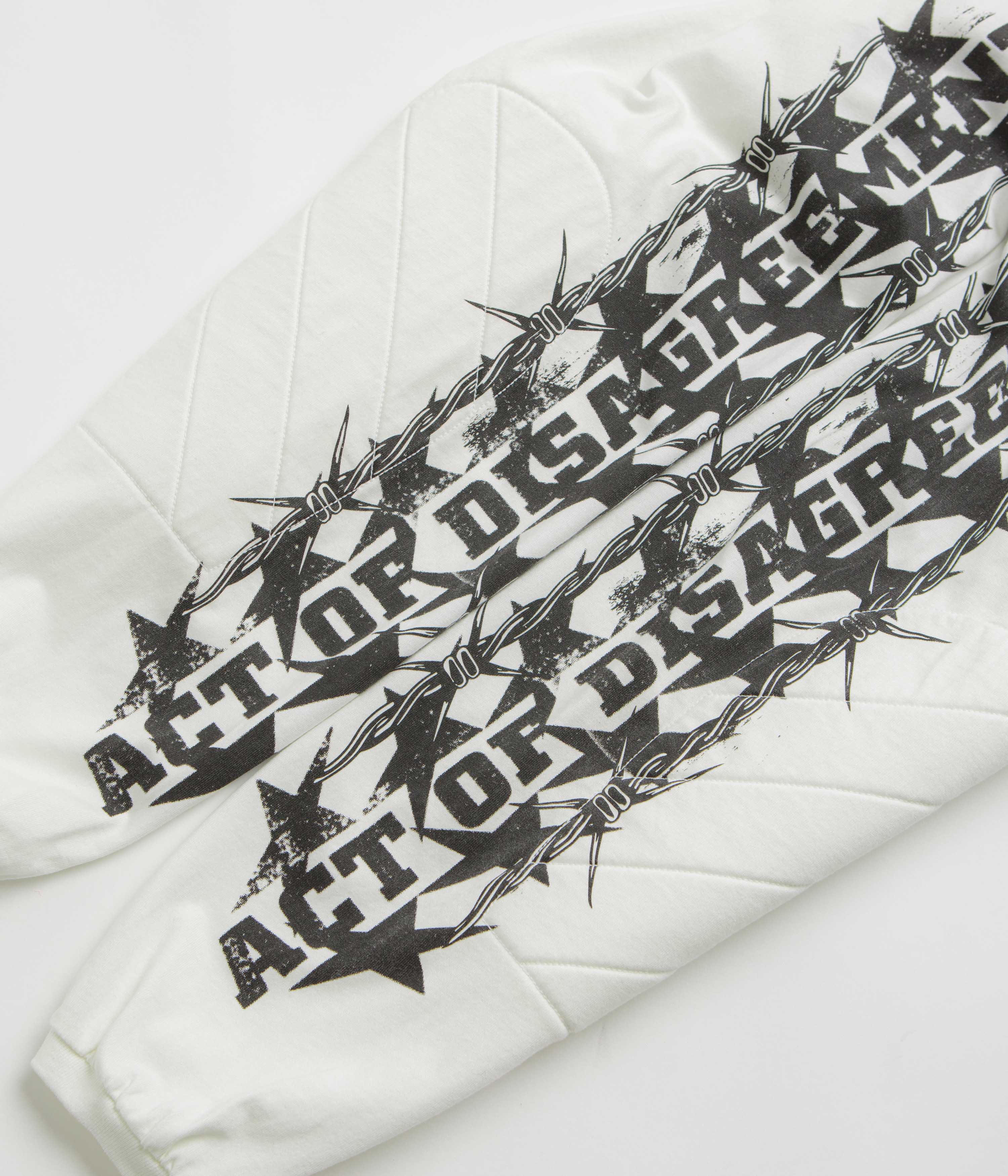 Vans x SlamJam AOD Hazard Long Sleeve T-Shirt - White - Image 6