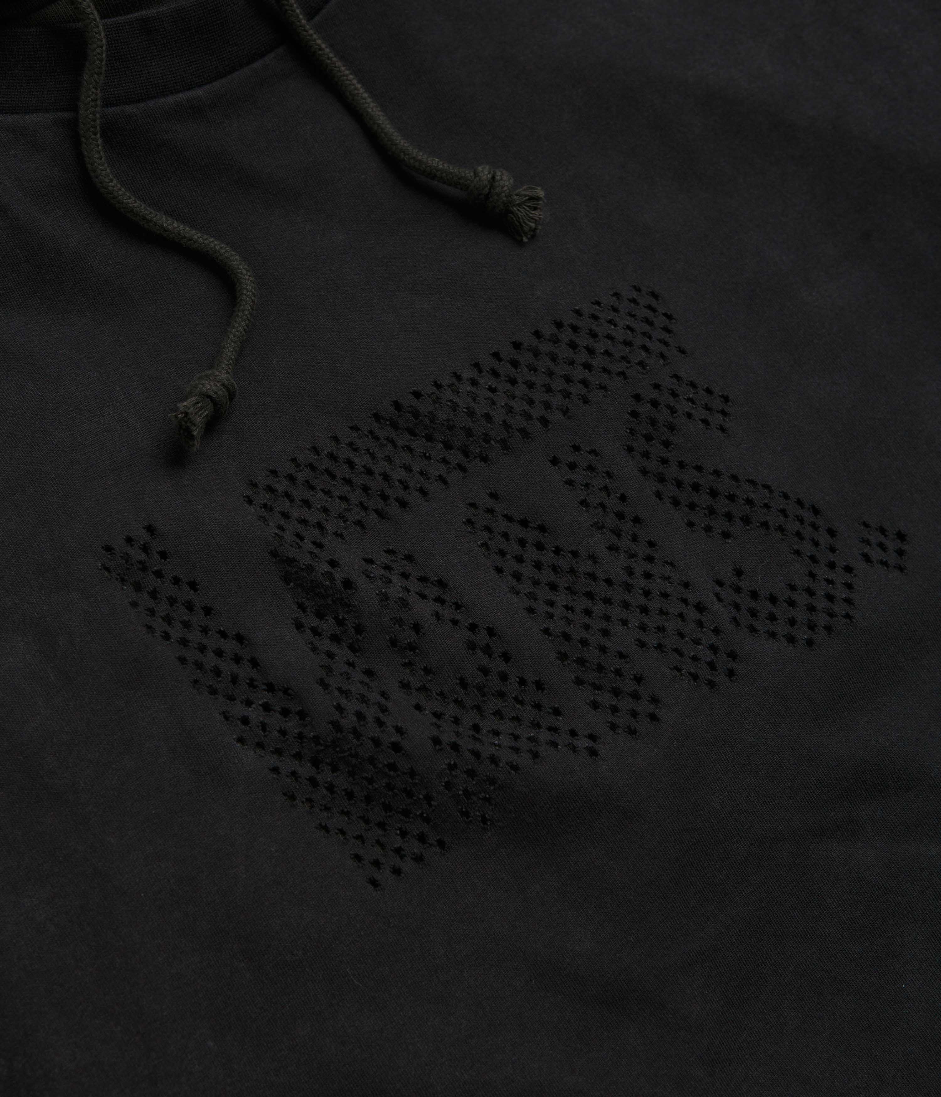 Vans x SlamJam AOD Lasered Hoodie - Washed Black - Image 2
