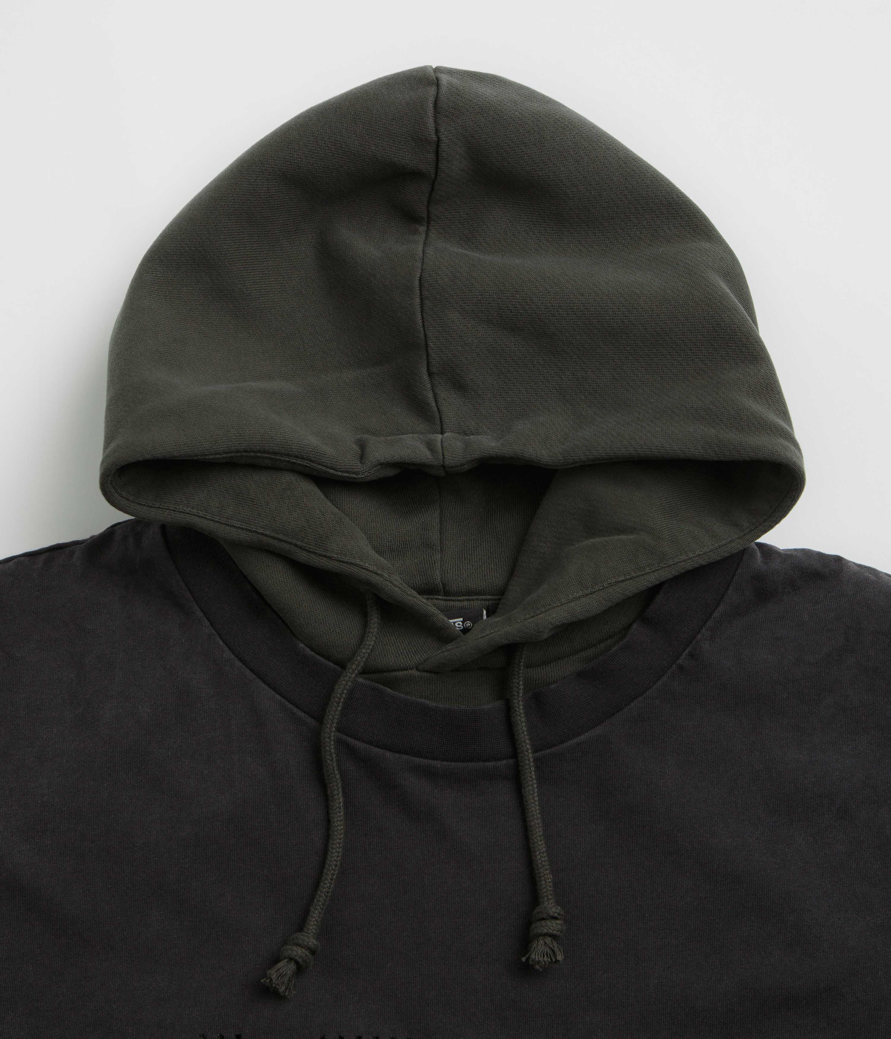 Vans x SlamJam AOD Lasered Hoodie - Washed Black - Image 3