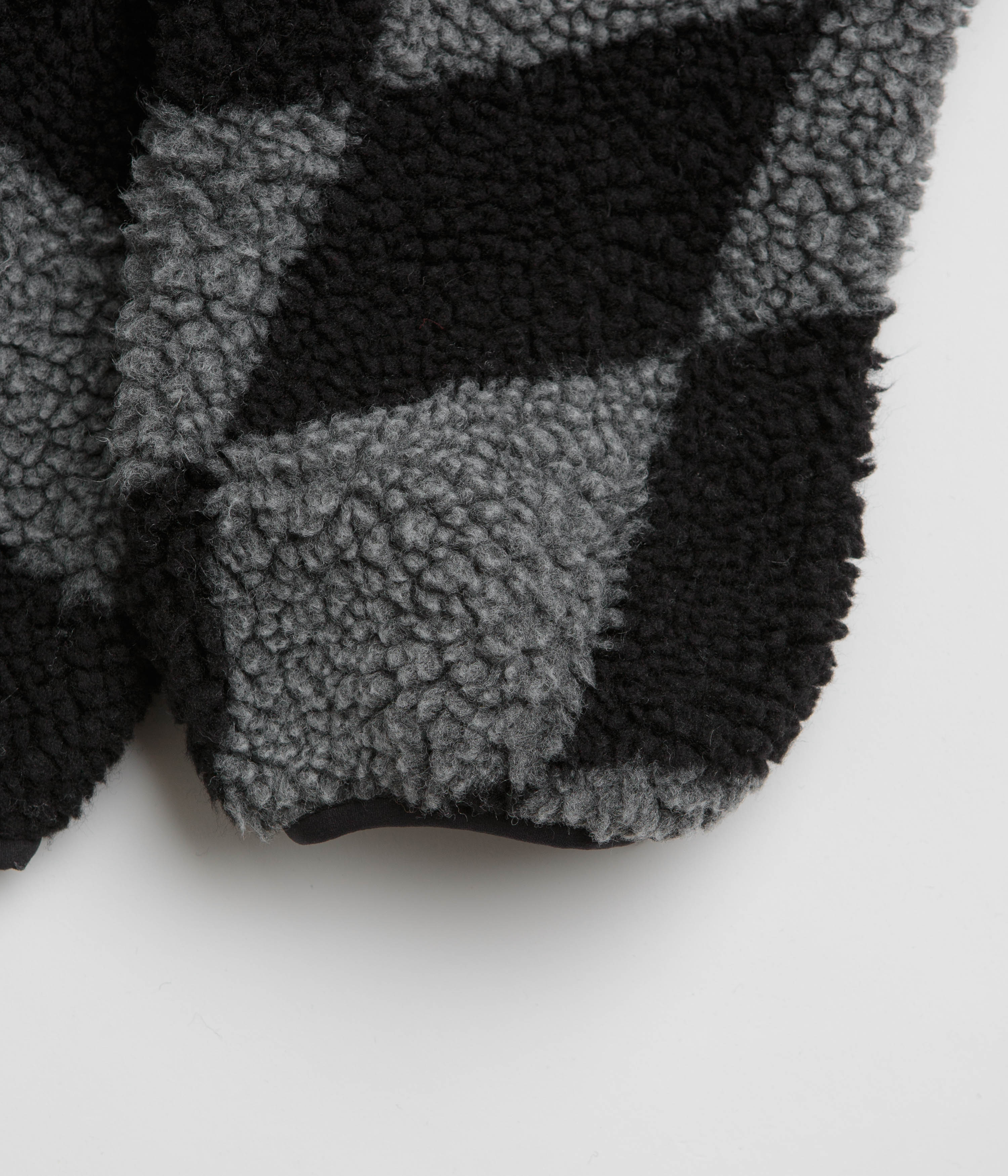Vans x SlamJam AOD Relief Check Pullover Fleece - Smoked Pearl - Image 6