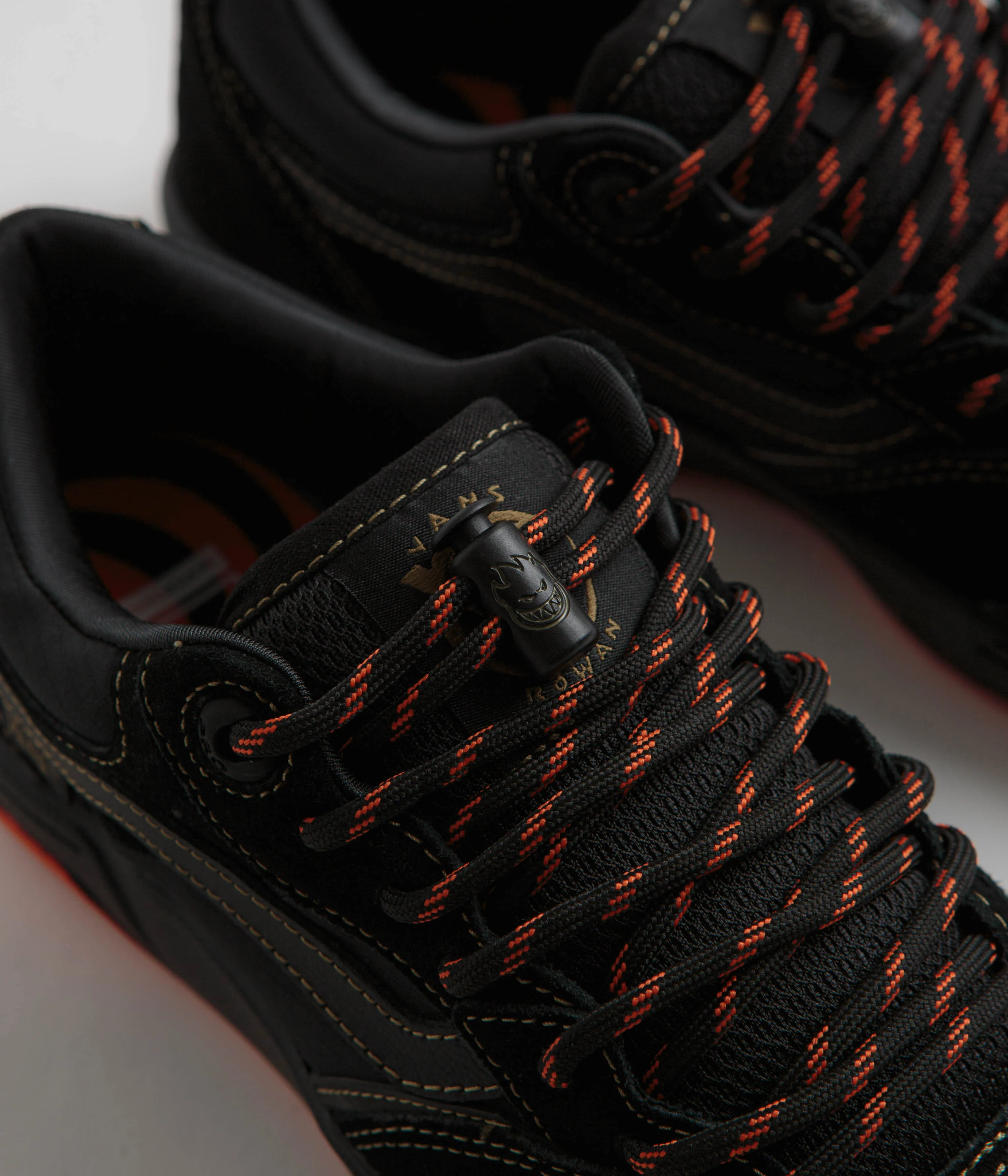 Vans x Spitfire Rowan 2 Shoes - Black / Flame - Image 3