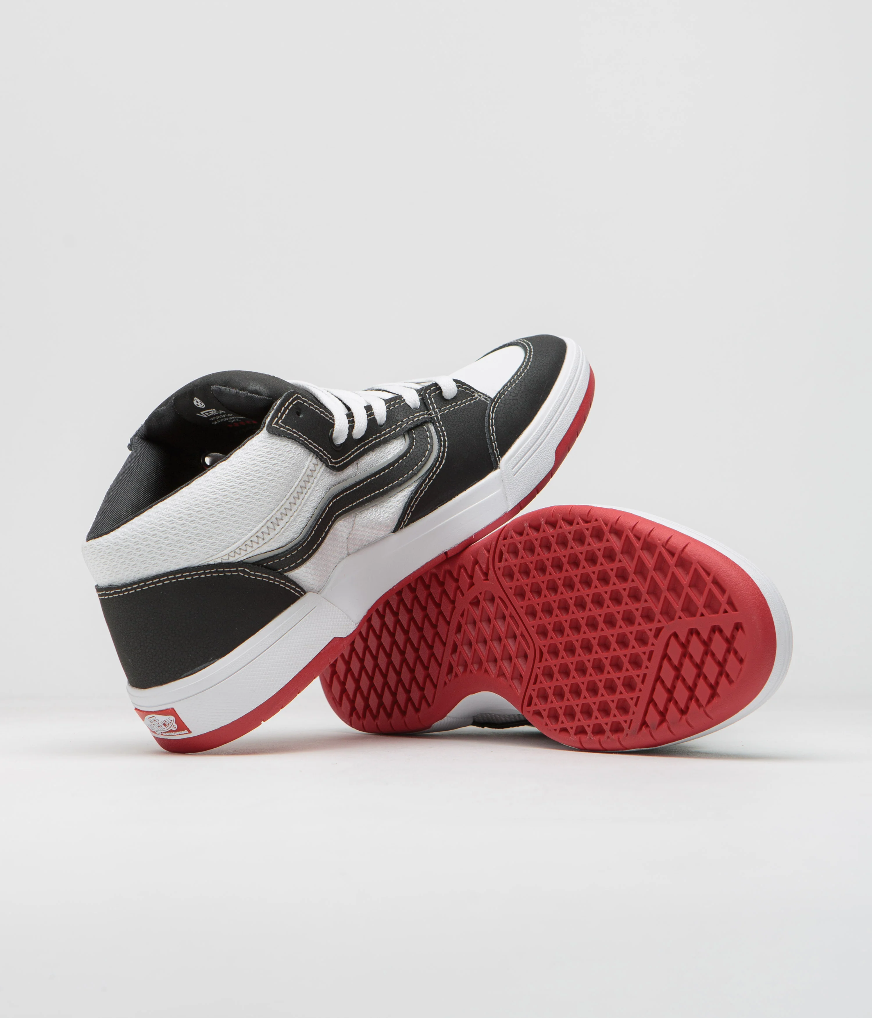 Vans Zahba Mid Shoes - Black / White / Red - Image 5