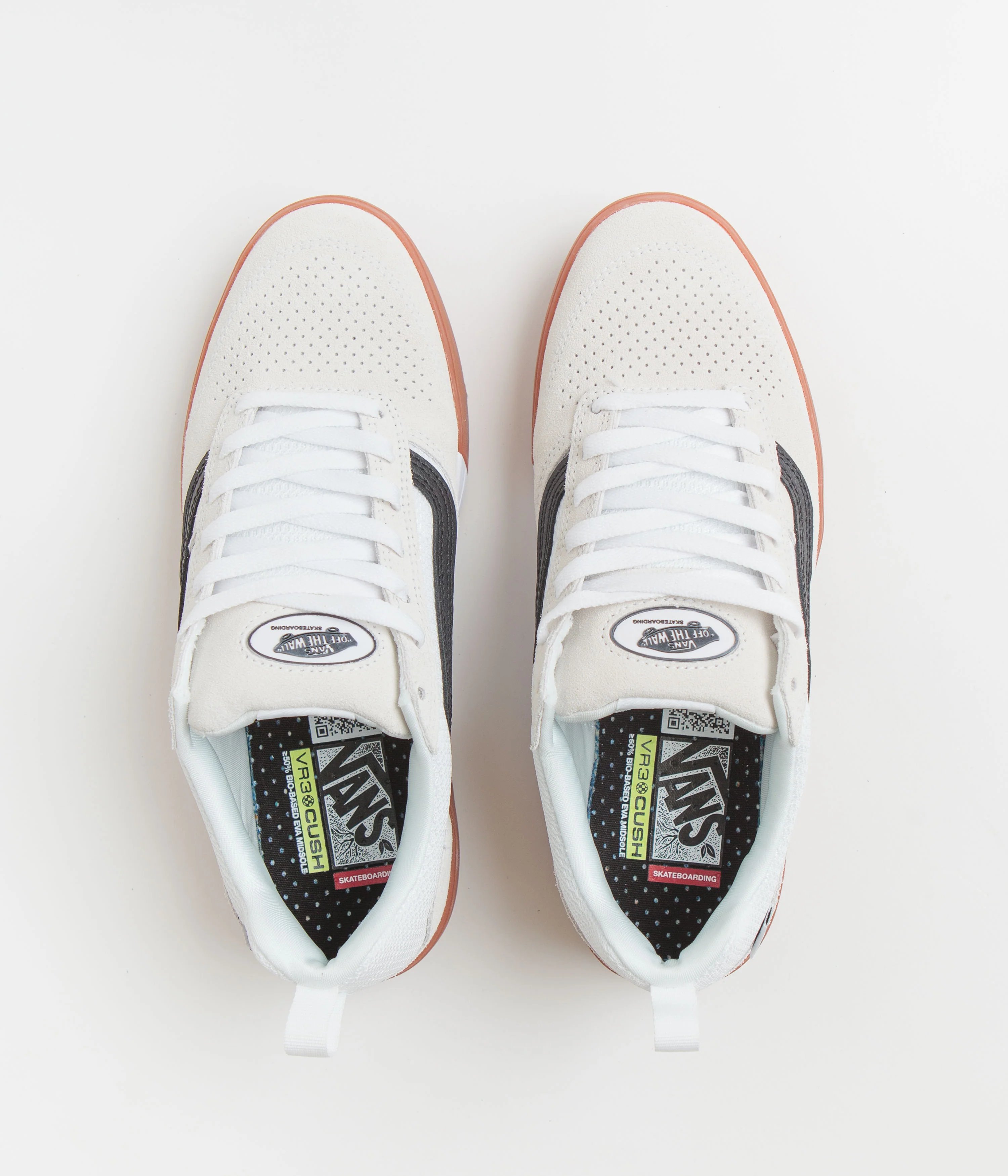 Vans Zahba Shoes - White / Black / Gum - Image 7